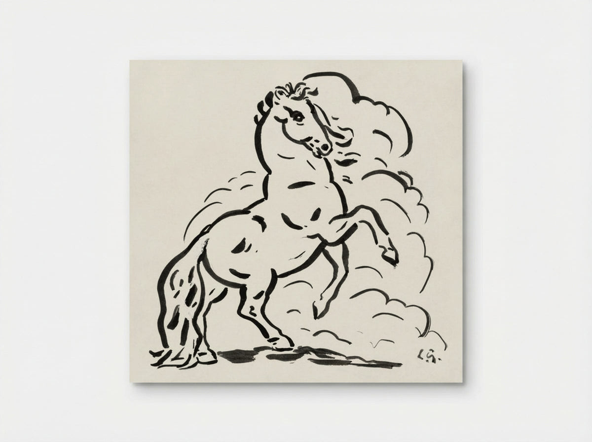 Rearing Horse - Leo Gestel - Poster