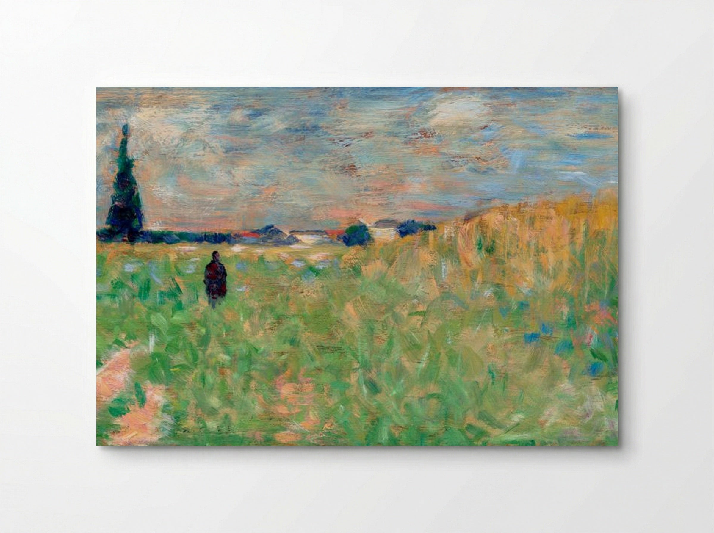 A Summer Landscape - Georges Seurat - Poster