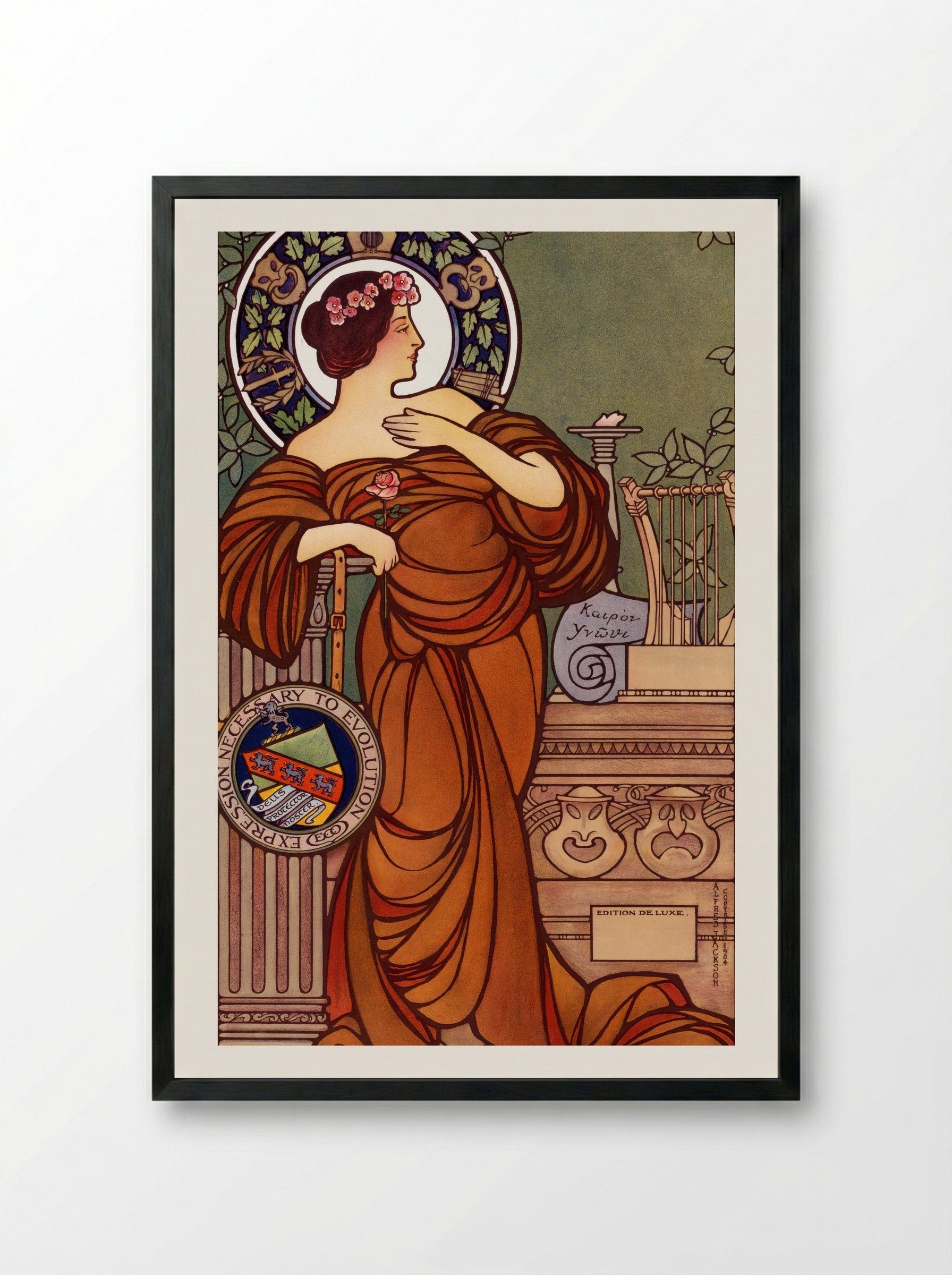 The Emerson College of Oratory - George H. Walker & Co. - Framed Print Black