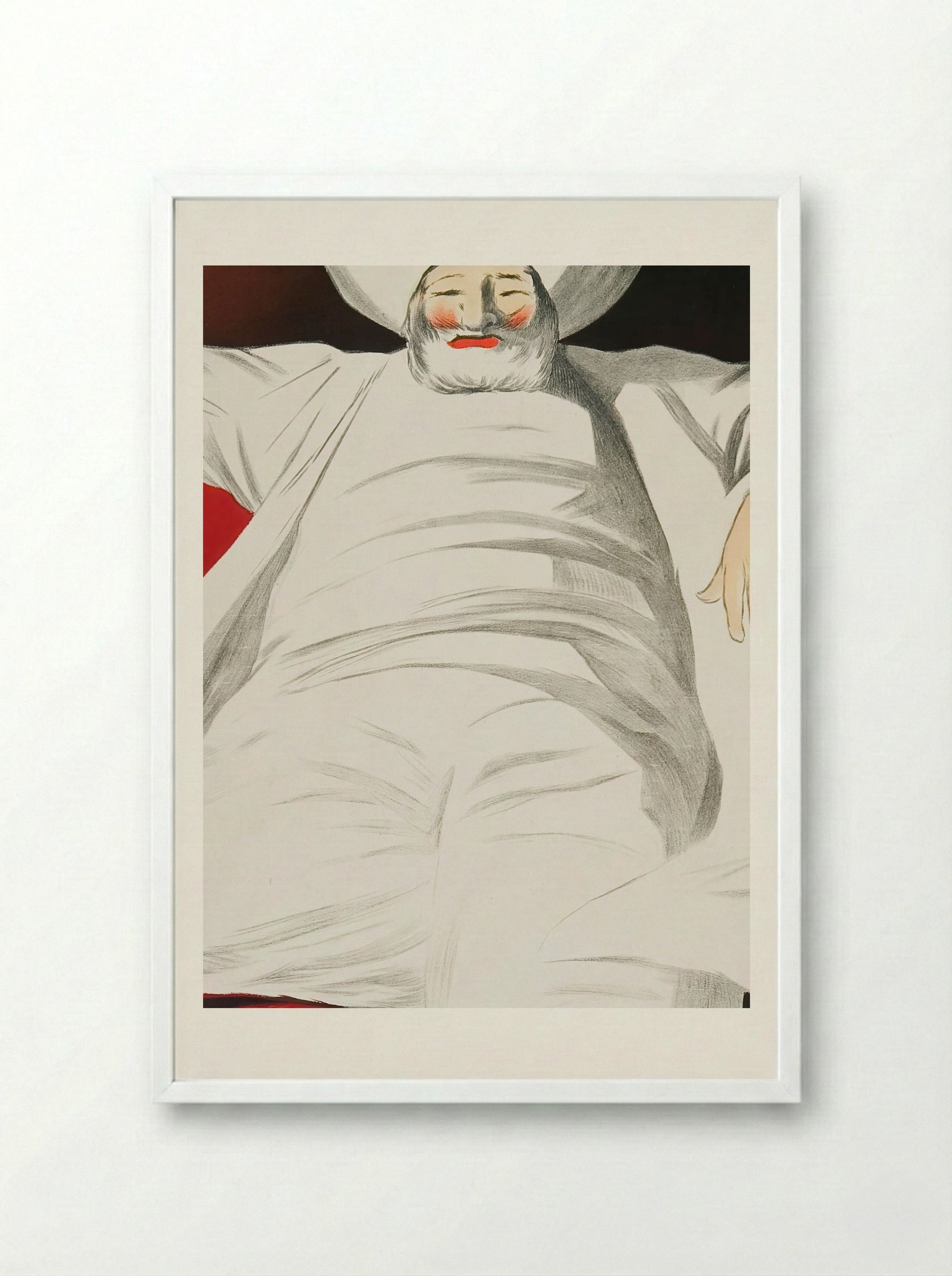 JOB Cigarettes - Leonetto Cappiello - Framed Print White