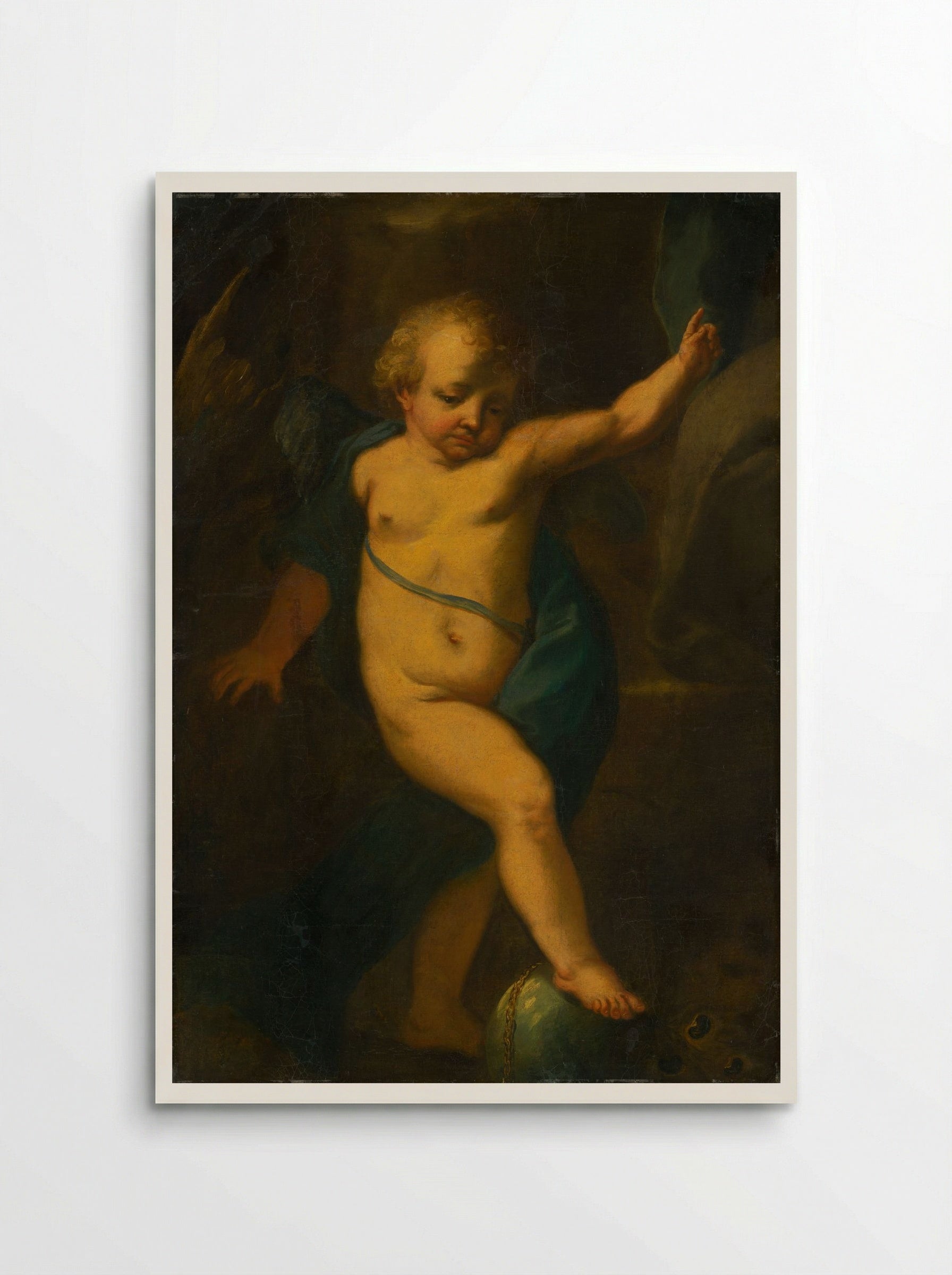Allegorical Figure of an Angel - Fine Art Print - Poster