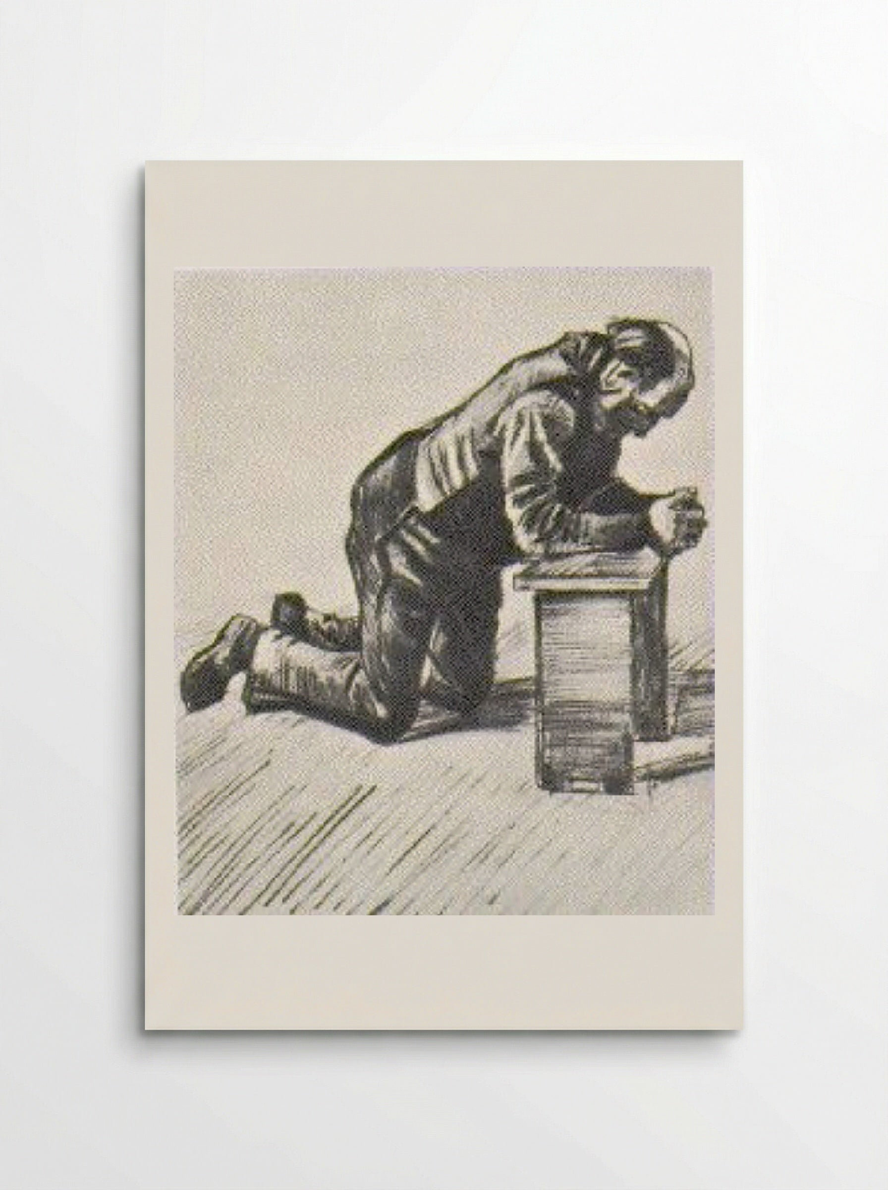 Man Praying - Käthe Kollwitz - Poster