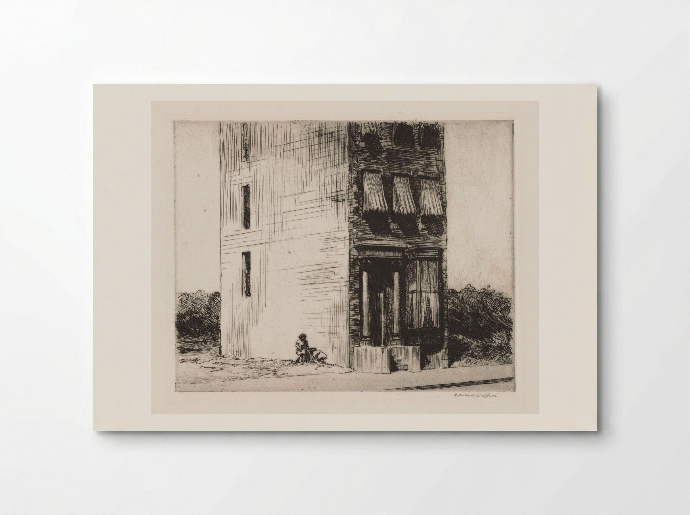 The Lonely House - Edward Hopper - Poster