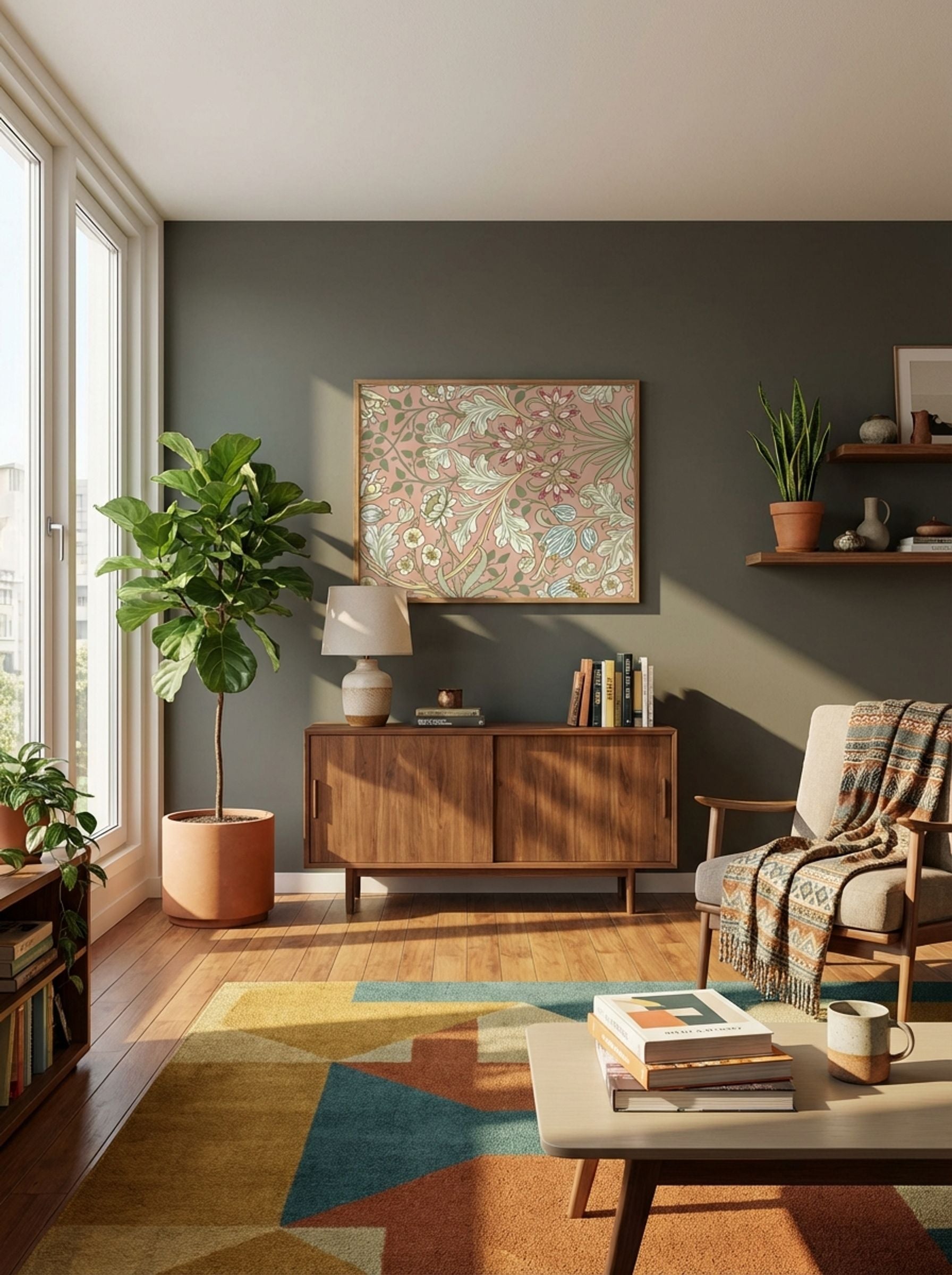 Hyacinth, Pattern No. 480 - Fine Art Print - Lifestyle