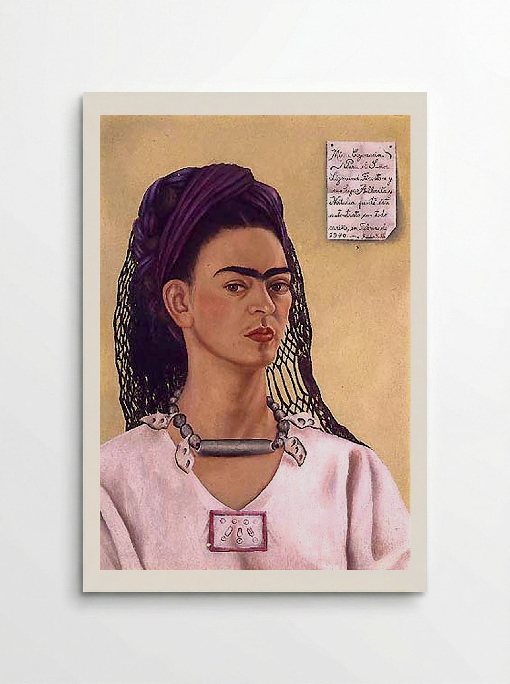 Self-Portrait Dedicated to Sigmund Firestone - Frida Kahlo - Poster