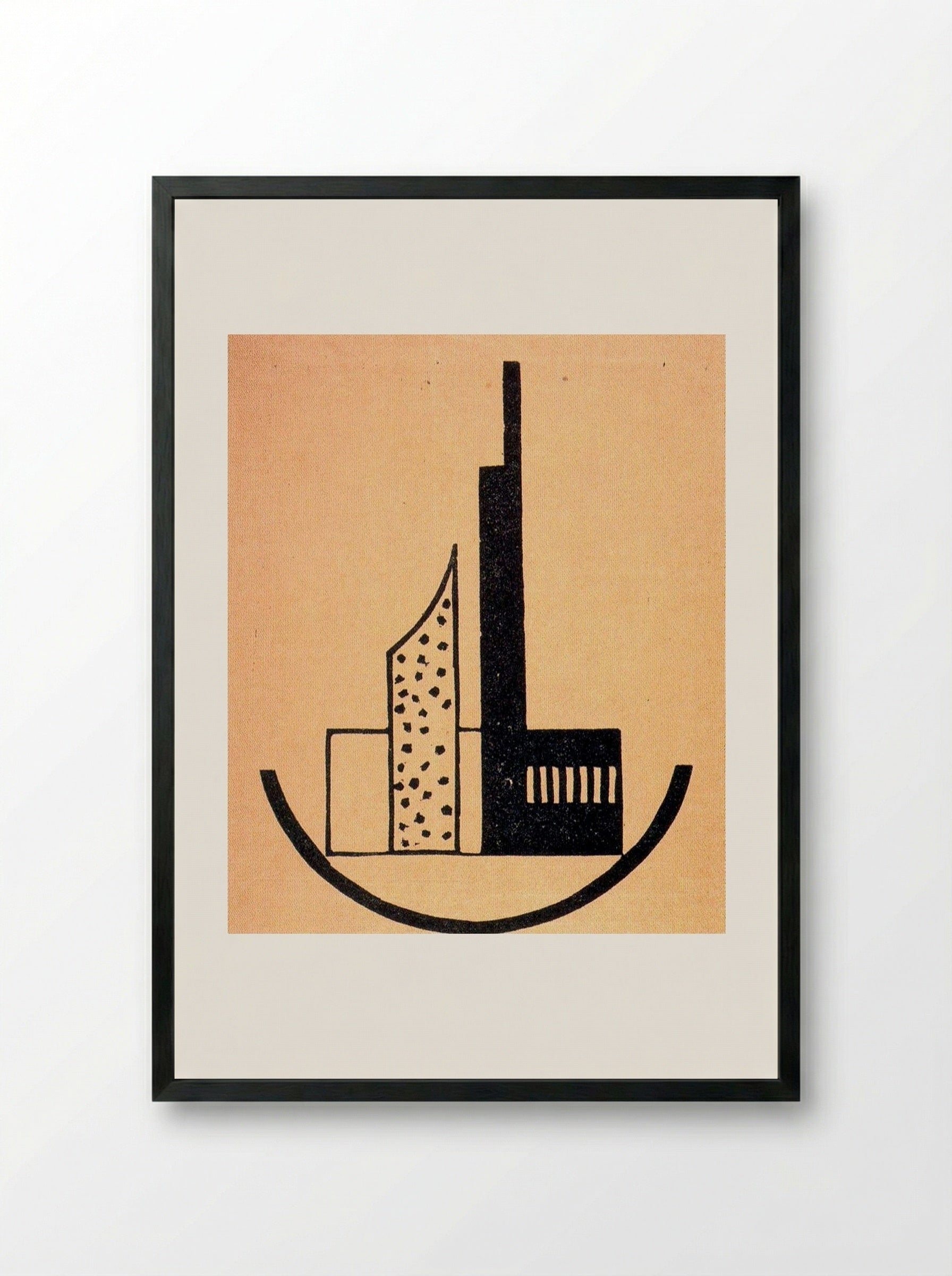 The Storm - László Moholy-Nagy - Framed Print Black