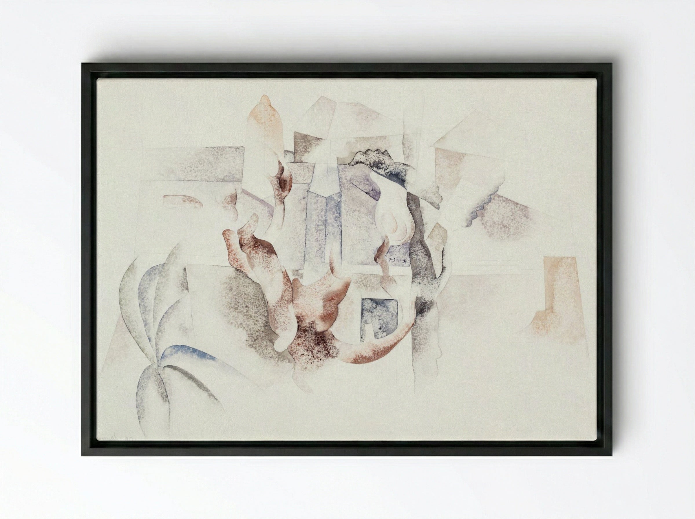 Bermuda Landscape No. 2 - Charles Demuth - Framed Canvas Black