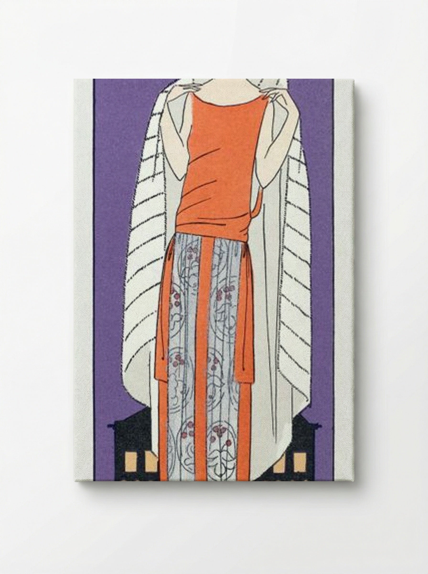 Evening Dress and Cape - Philippe et Gaston - Canvas