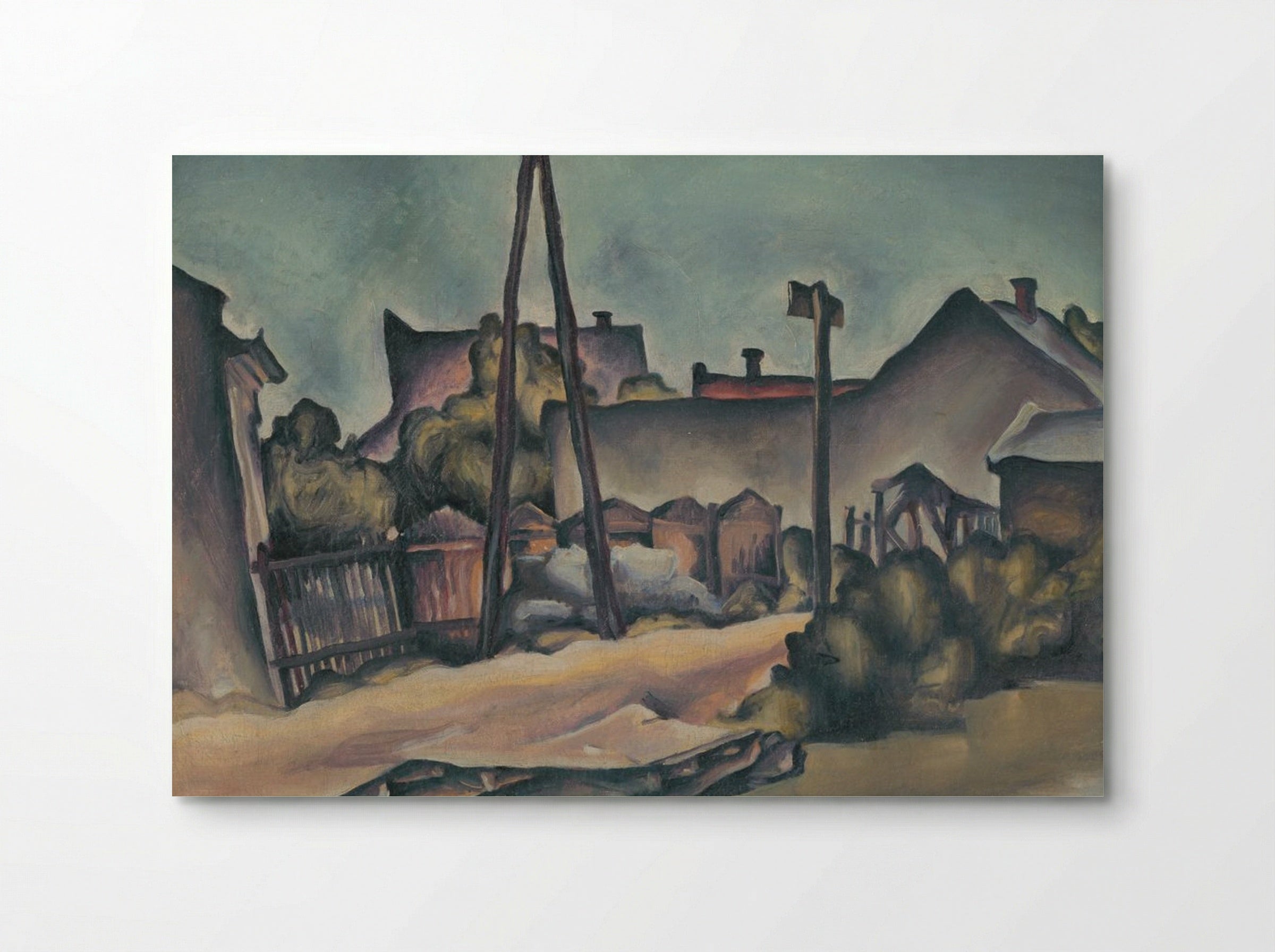 On the Outskirts of Kostroma - Konstantin Bauer - Poster