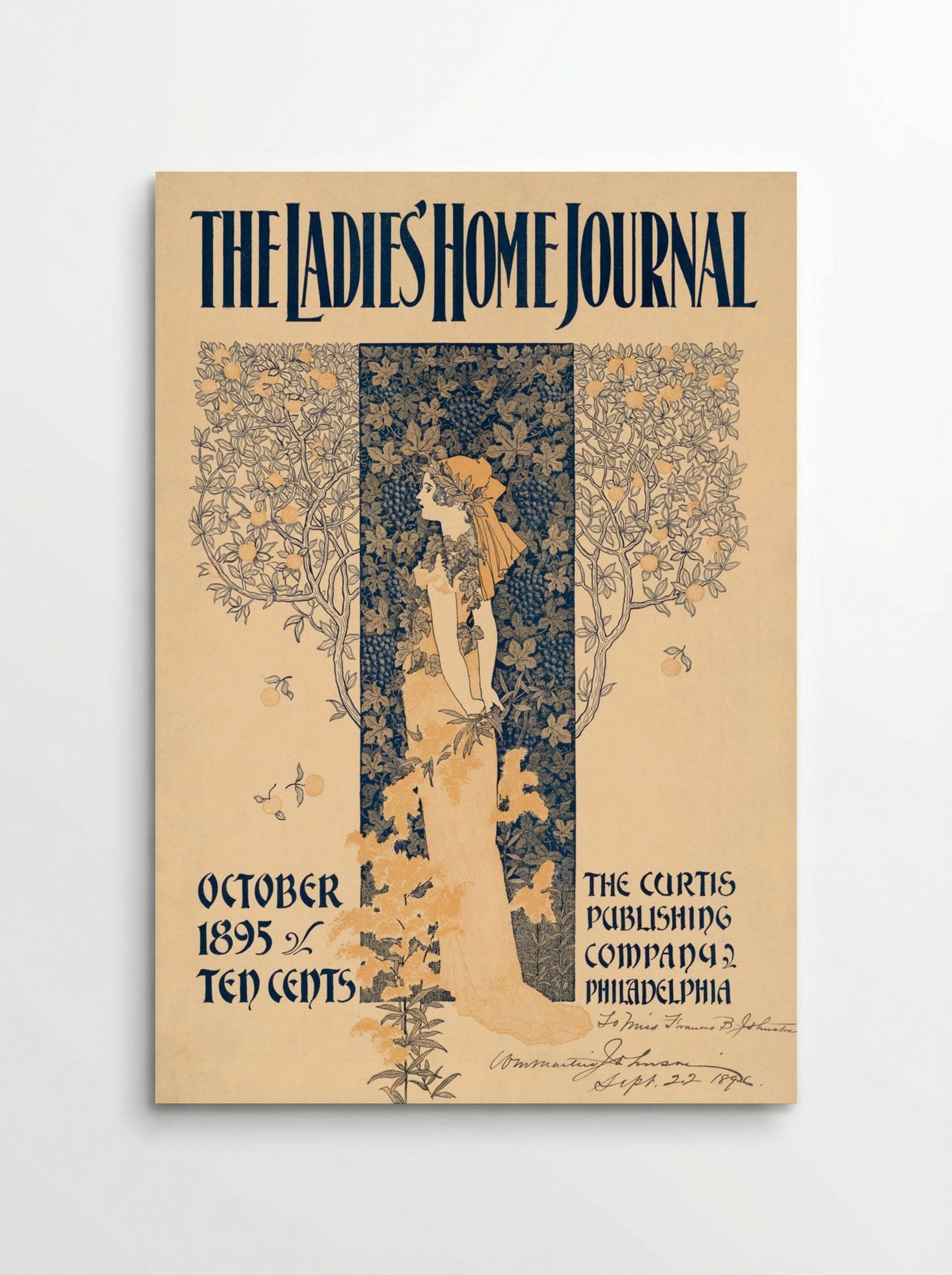The Ladies' Home Journal for October, 1895 - William Martin Johnson - Poster