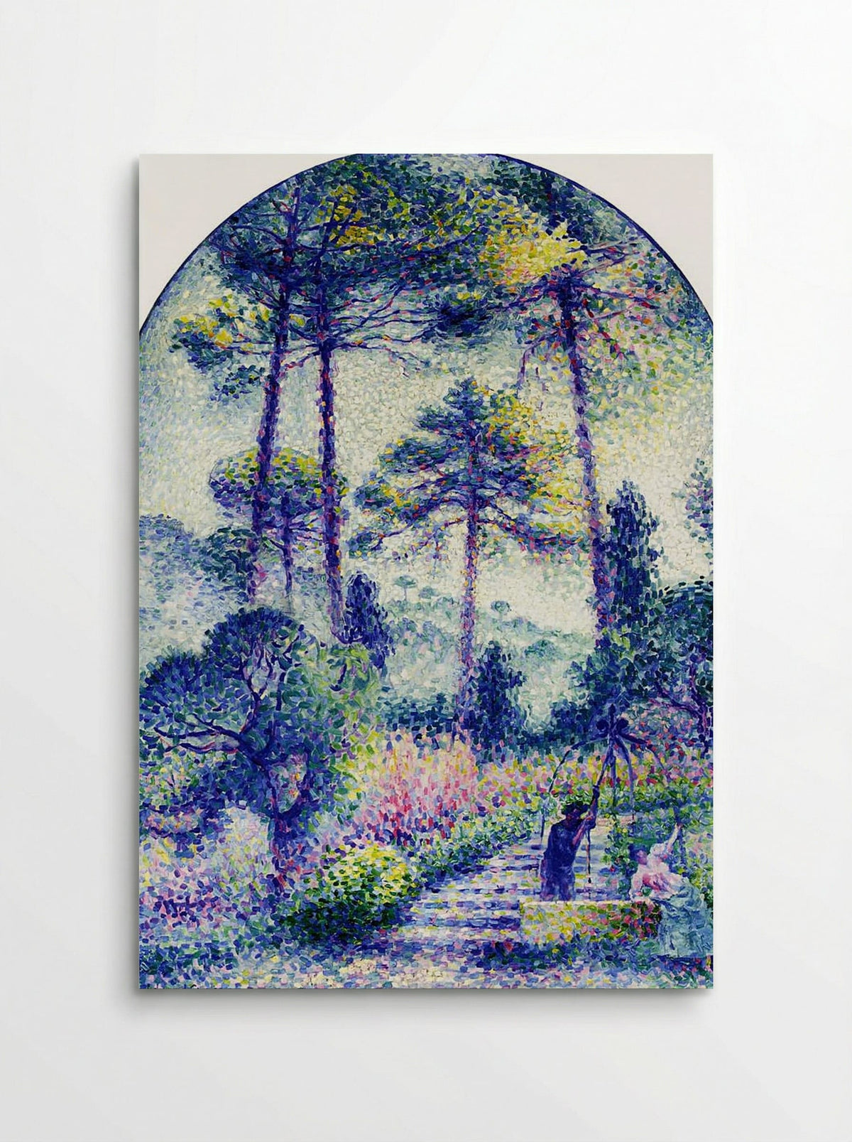 En trädgård i Provence - Henri-Edmond Cross