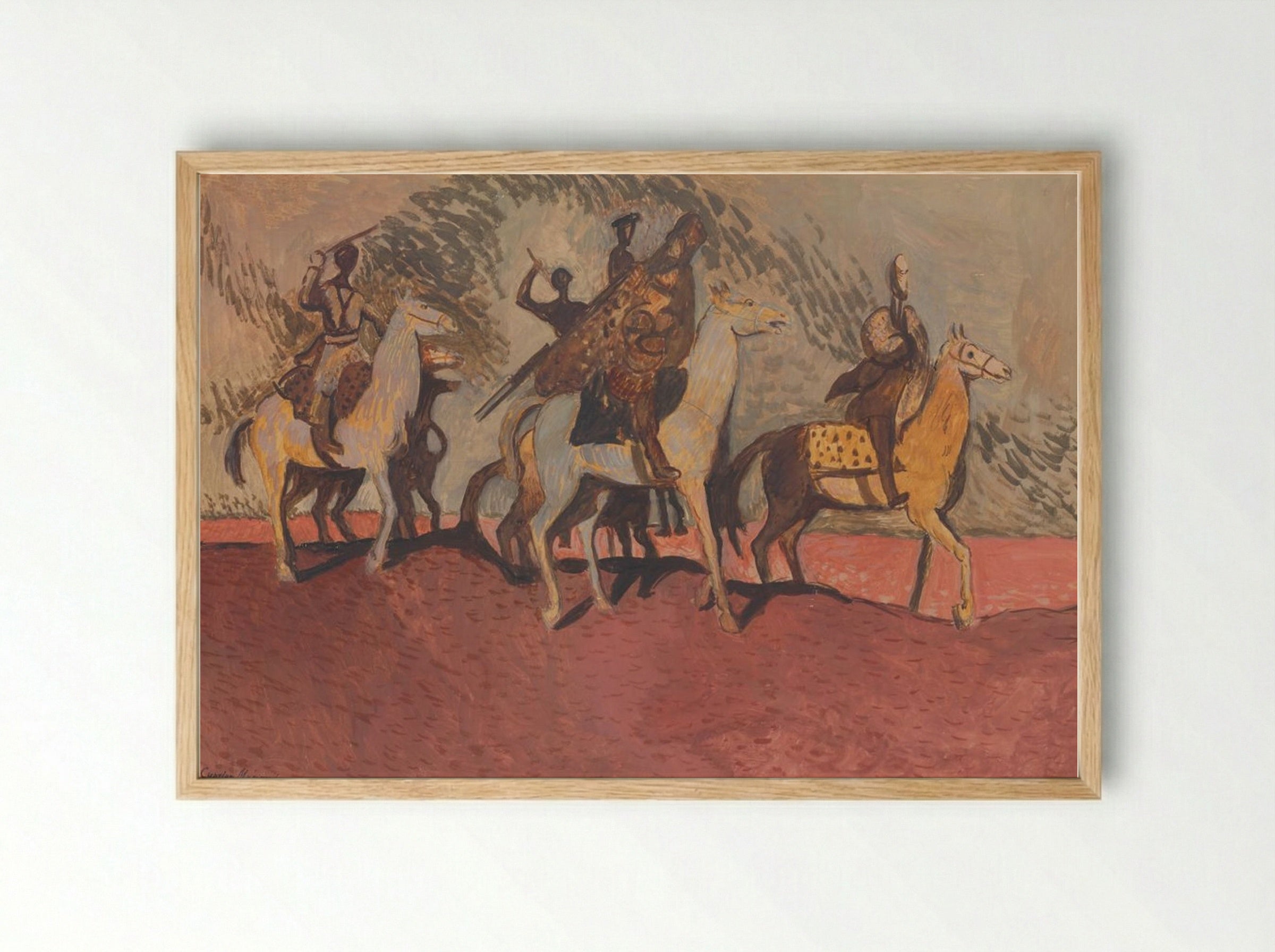 Pink Sand - Cyprián Majerník - Framed Print Wood