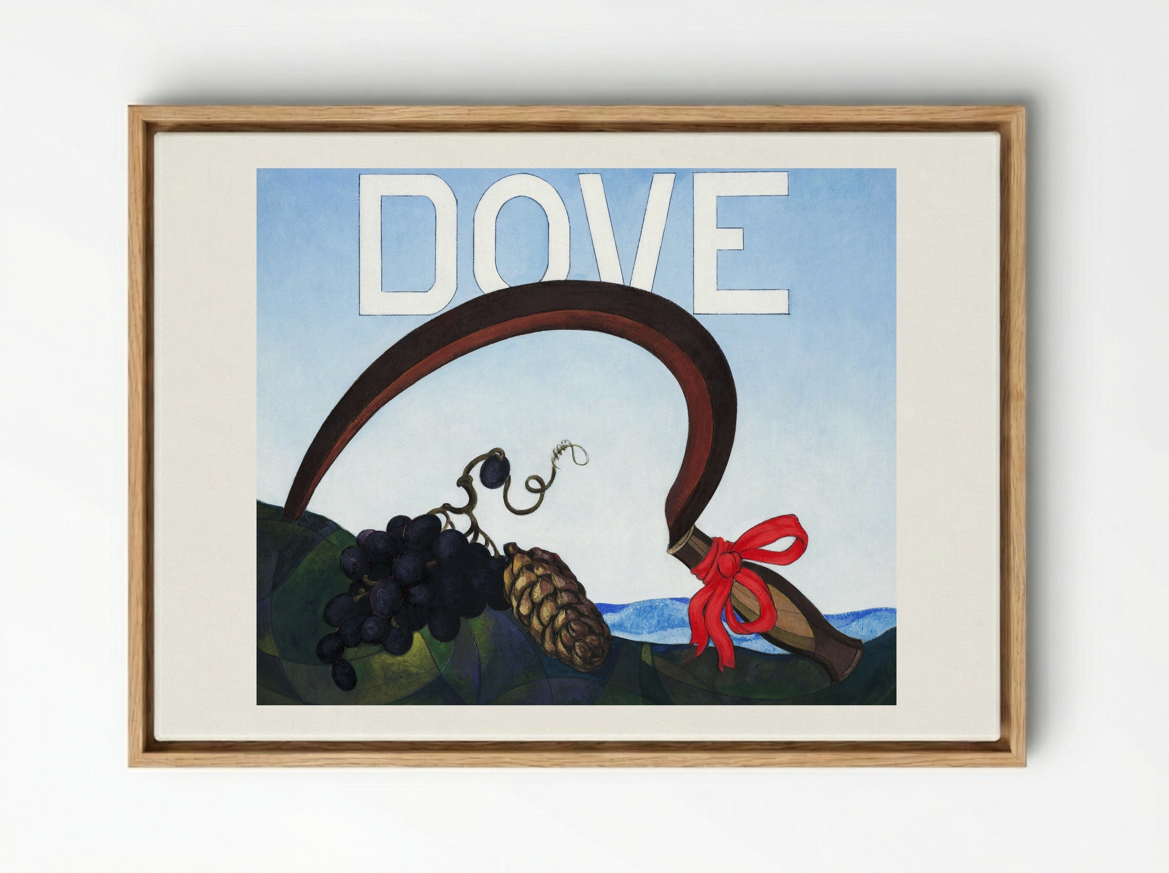 Dove - Charles Demuth - Framed Canvas Wood