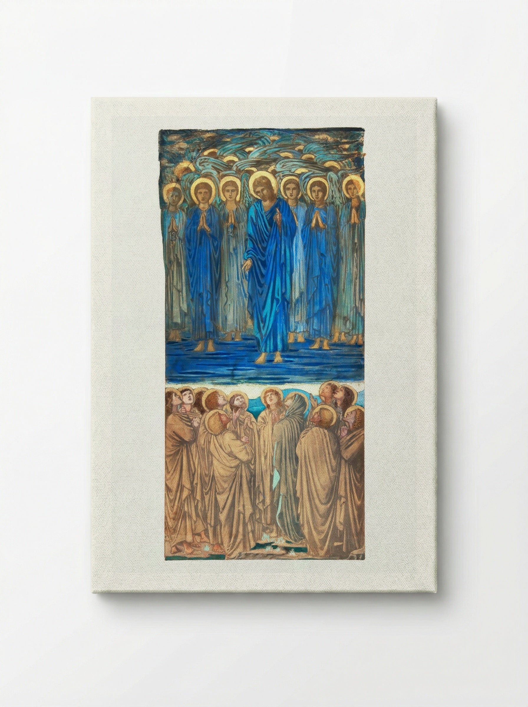 Study for 'The Ascension of Christ' - Edward Burne-Jones - Canvas