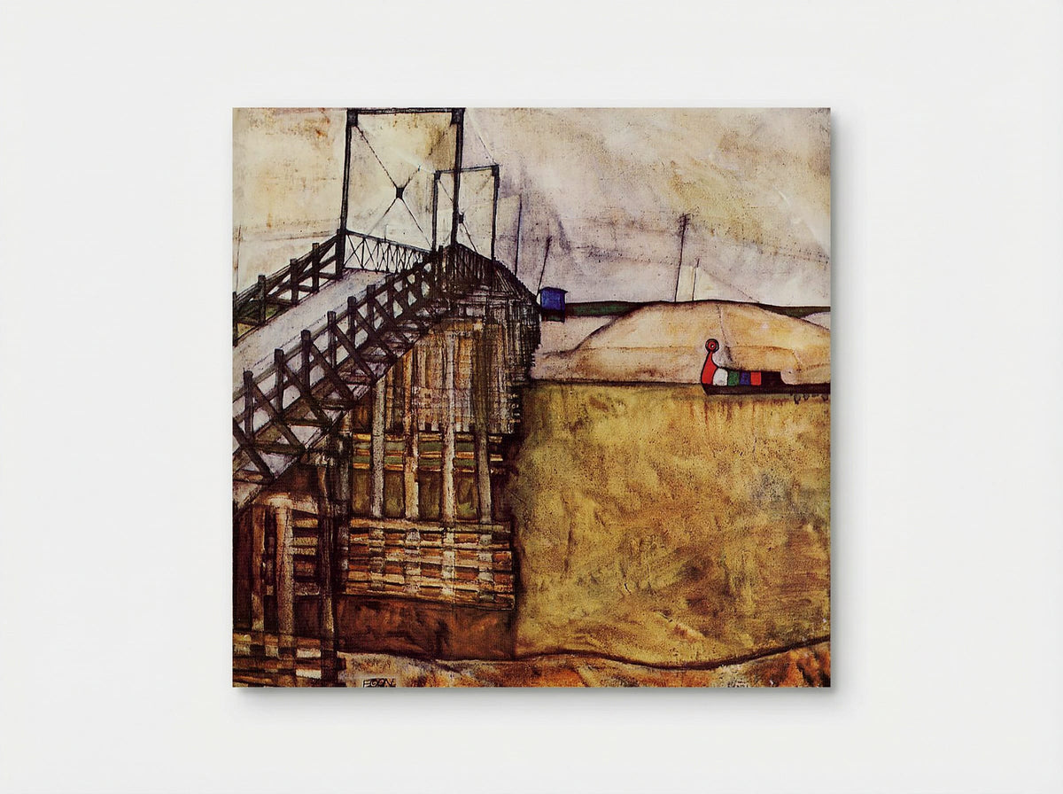 The Bridge - Egon Schiele - Poster