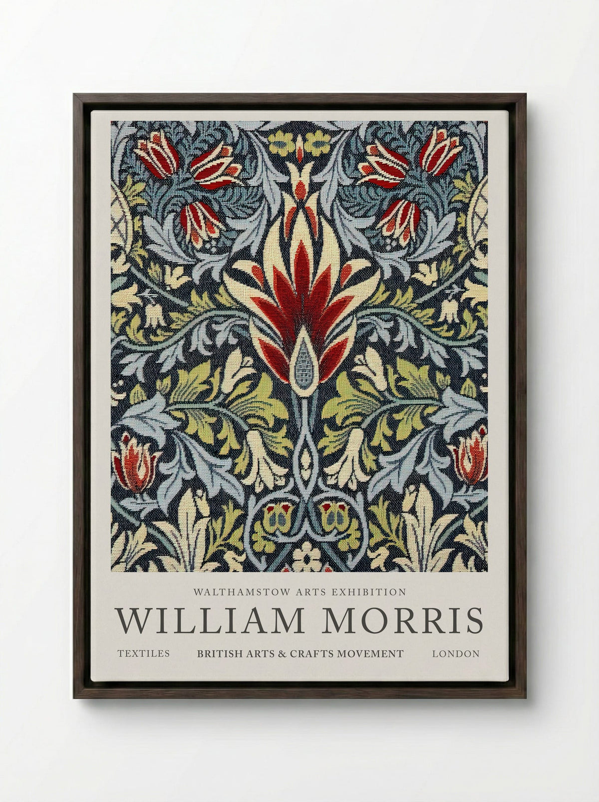 Snake Tapestry - William Morris - Fine Art Print