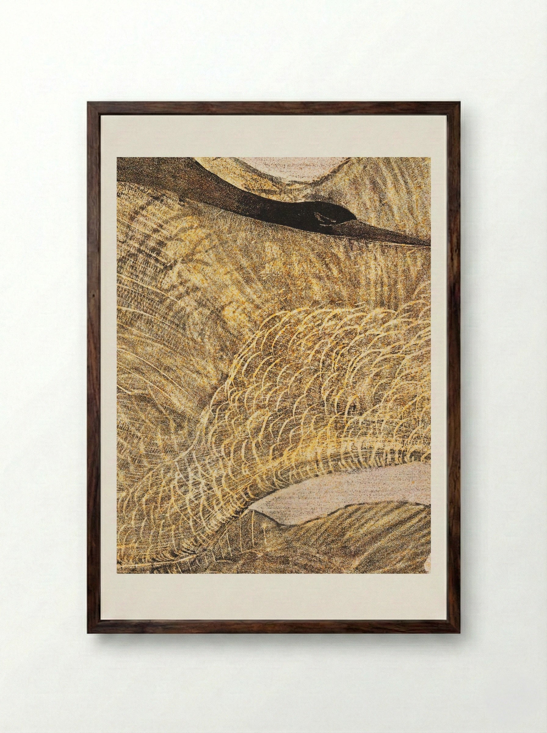 Drie vliegende vogels (Three Flying Birds) - Theo van Hoytema - Framed Print Dark Wood