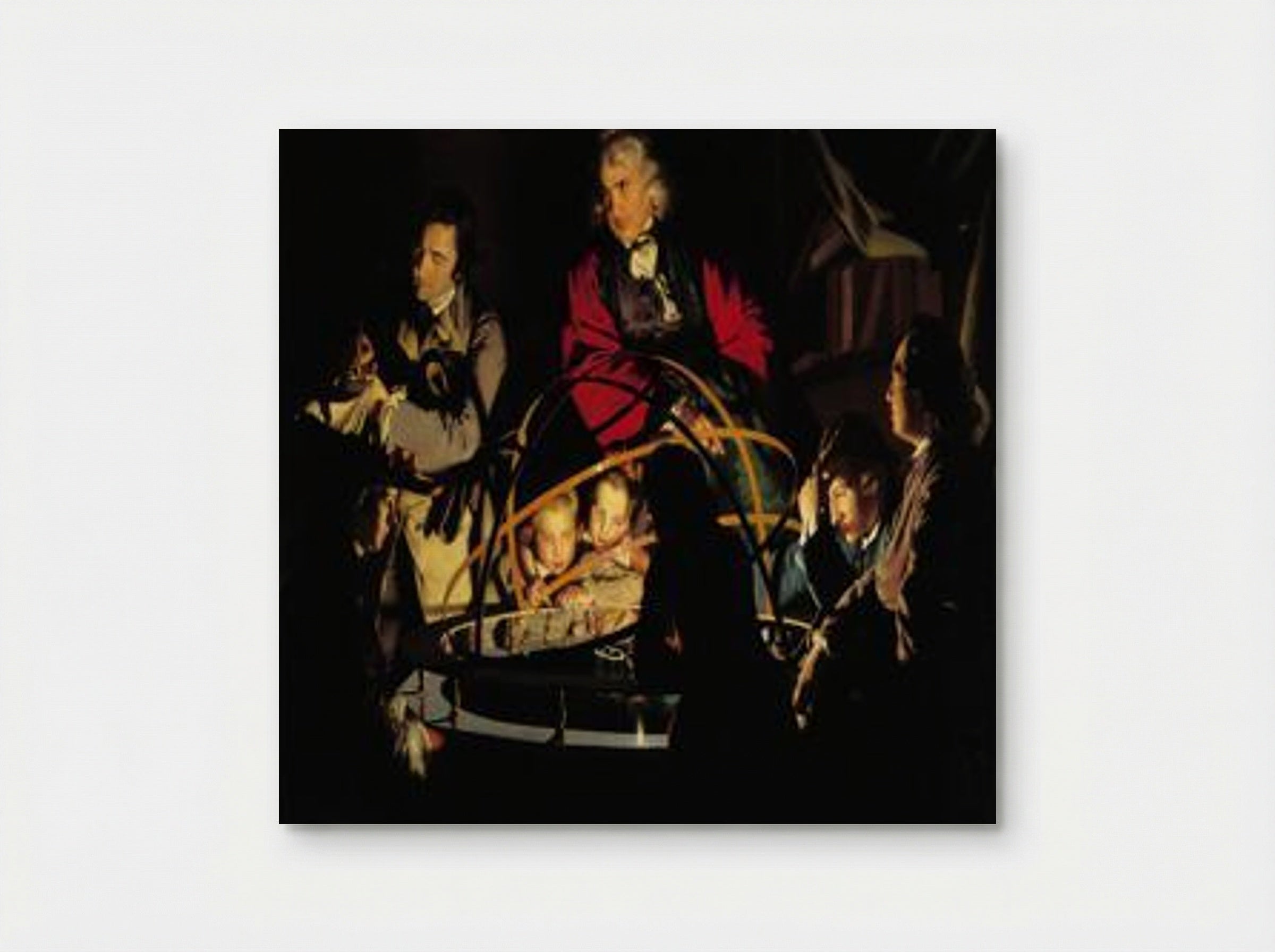 An Experiment on a Bird in the Air Pump - Joseph Wright - Poster