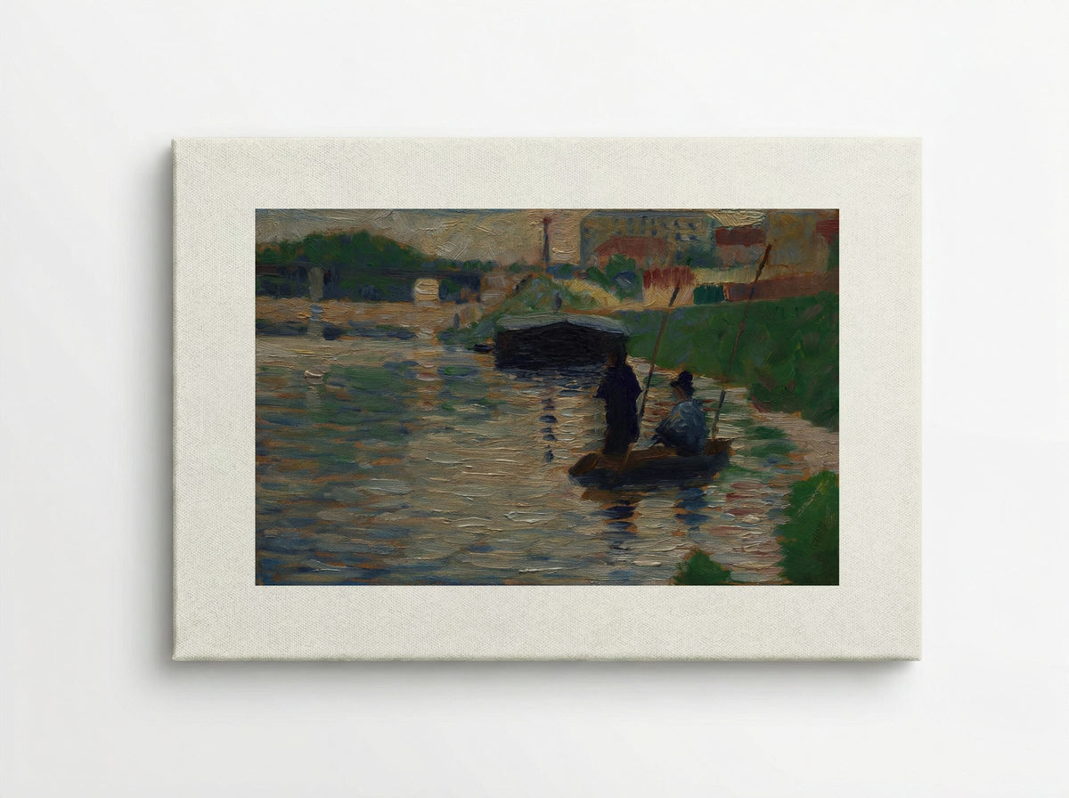 View of the Seine - Georges Seurat - Canvas