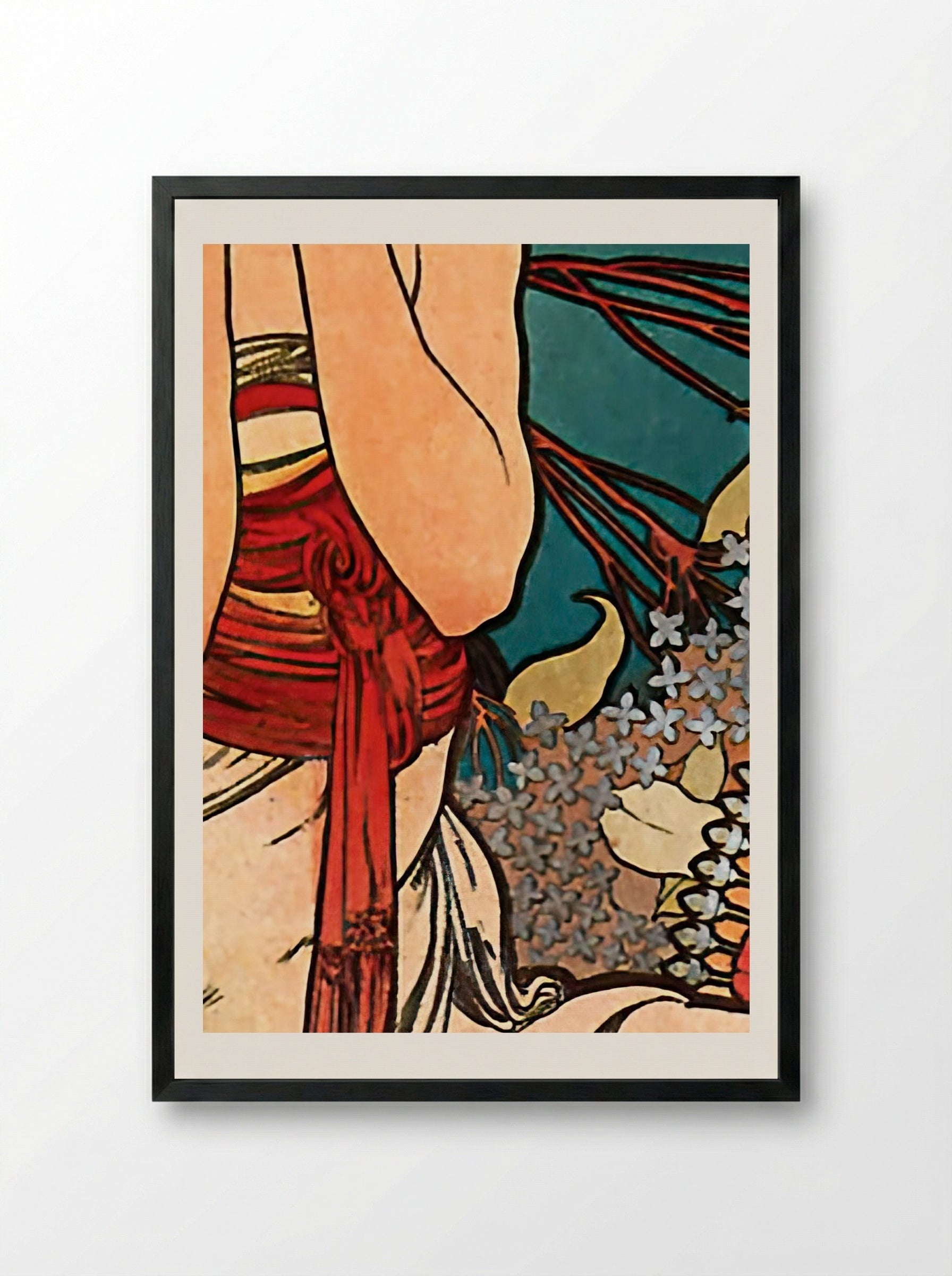Monaco Monte-Carlo - Alfons Mucha - Framed Print Black