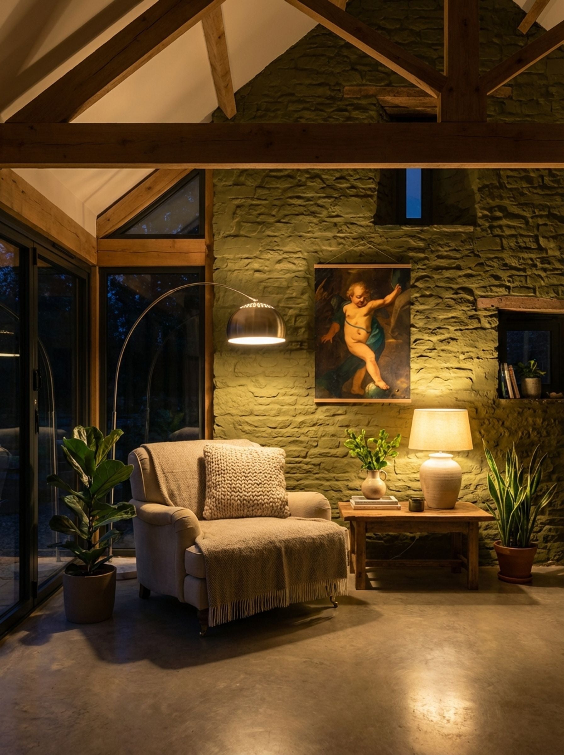 Allegorical Figure of an Angel - Fine Art Print - Lifestyle