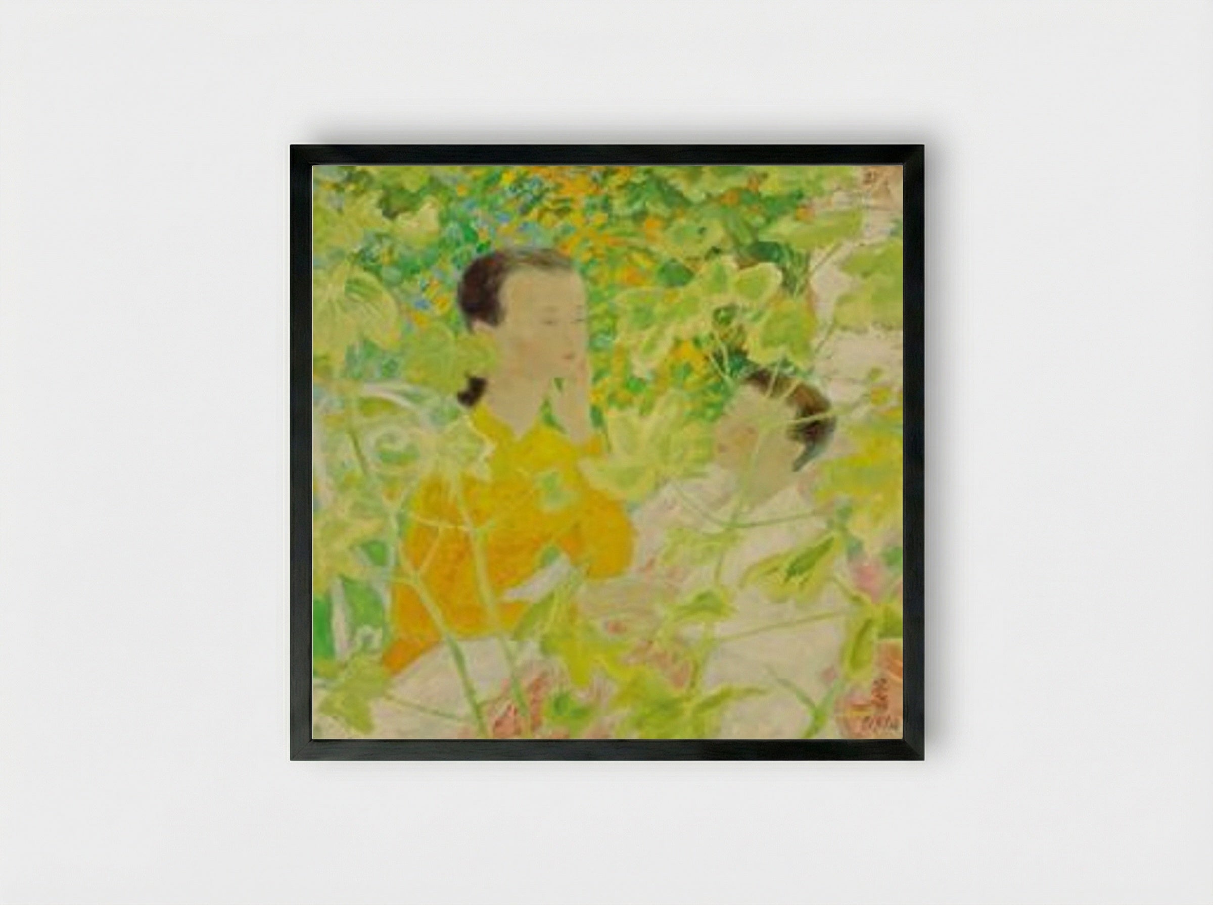 Summer - Le Pho - Framed Print Black