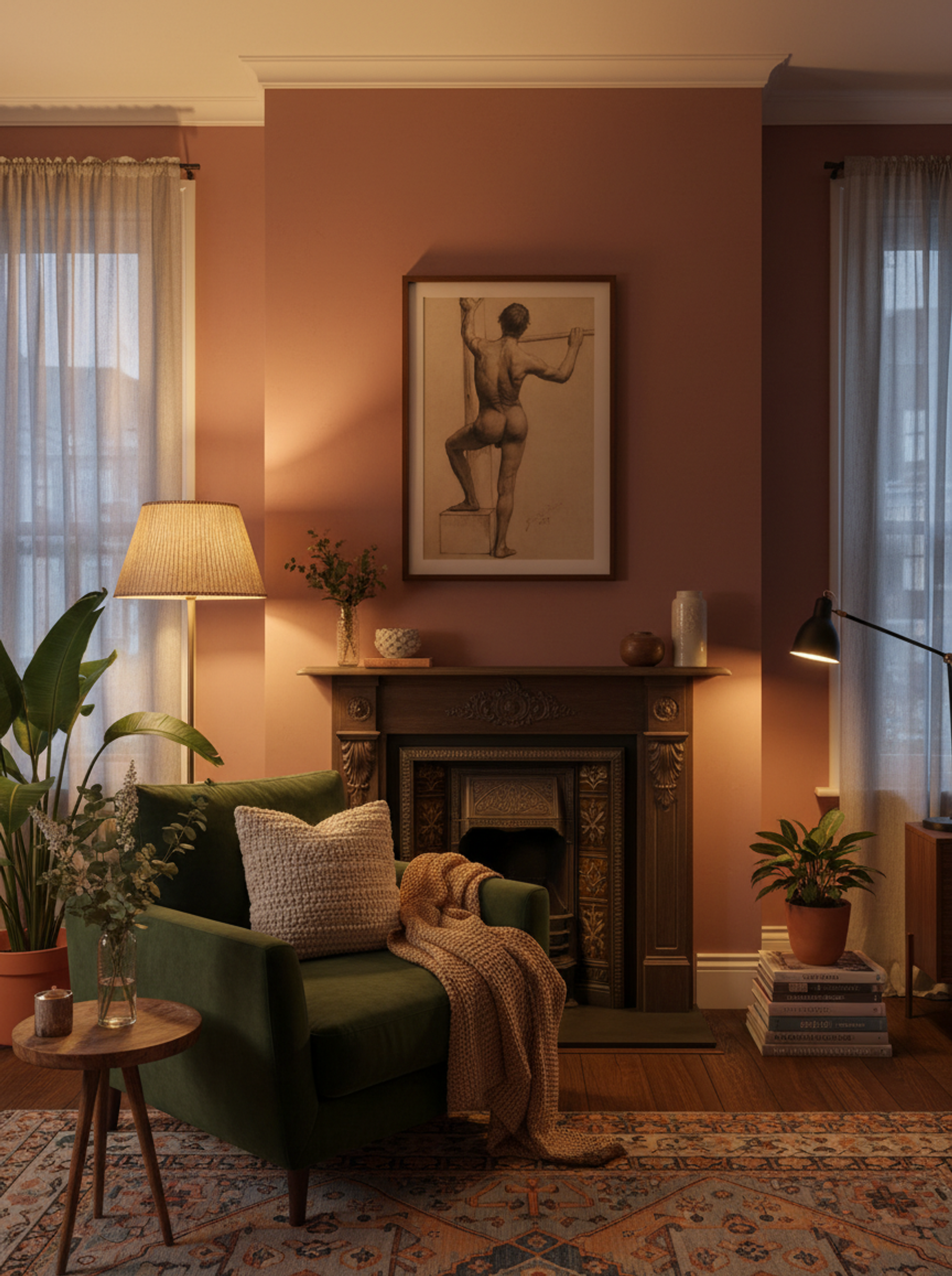 Male Nude with Left Foot on a Pedestal - Gustav Klimt - Lifestyle