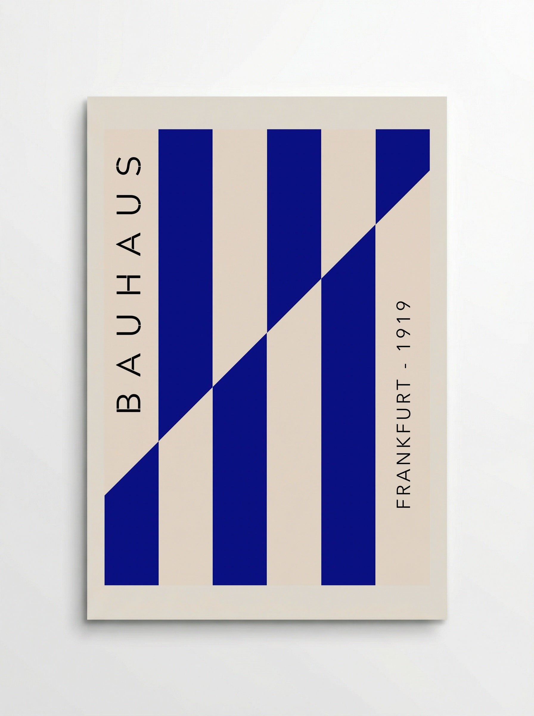 Bauhaus Frankfurt 1919 Geometric Art Print - Poster