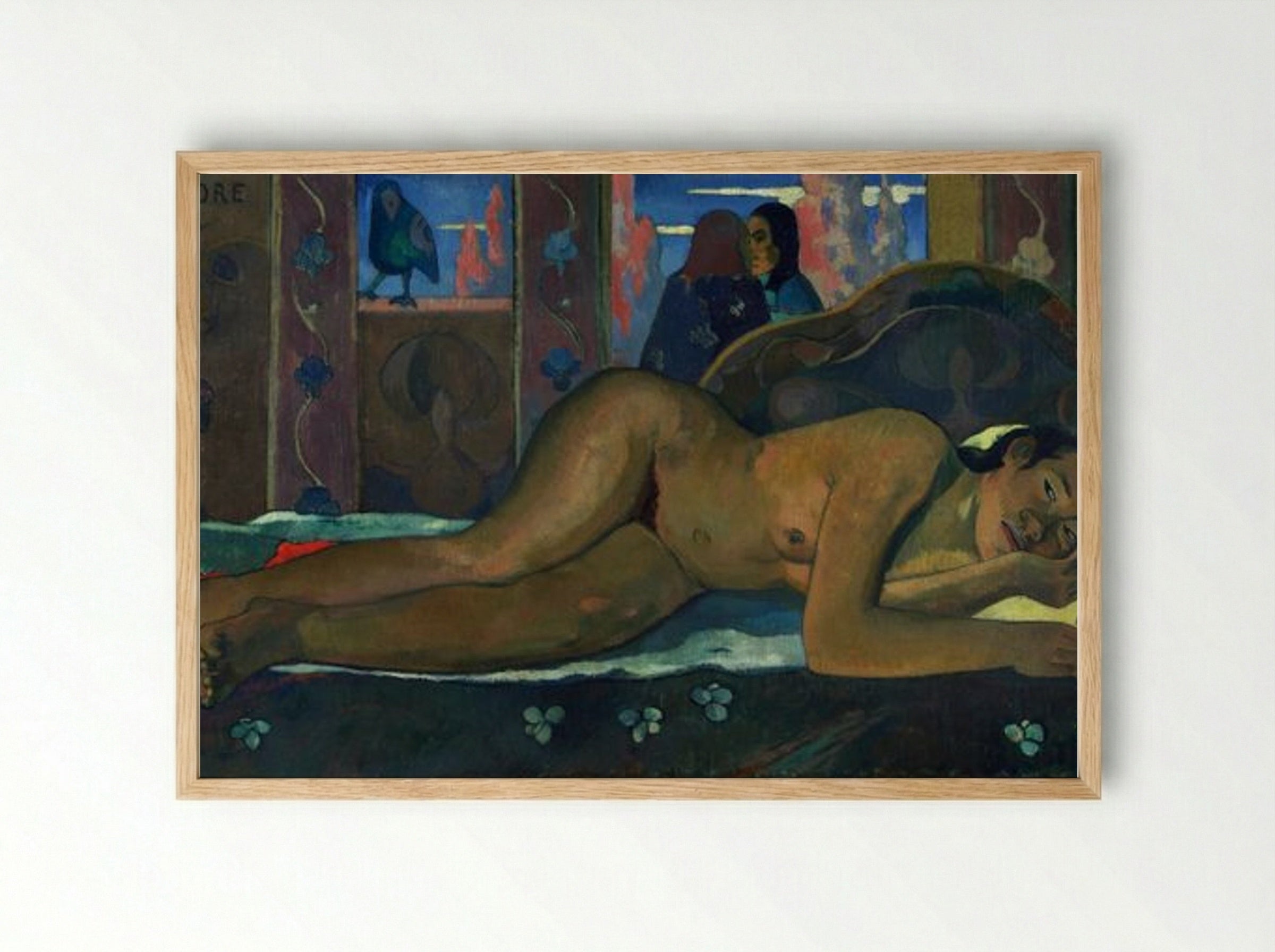 Nevermore - Paul Gauguin - Framed Print Wood