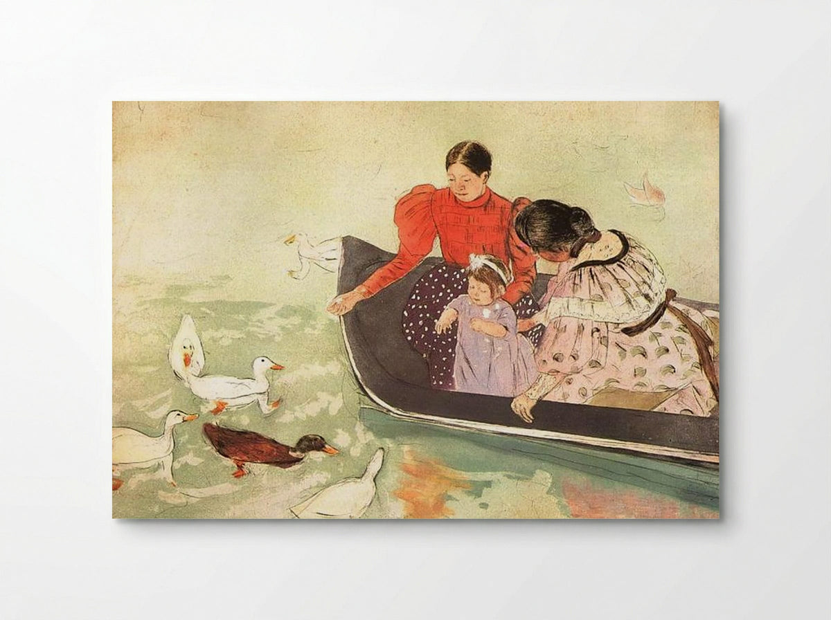 Feeding the Ducks - Mary Cassatt - Poster