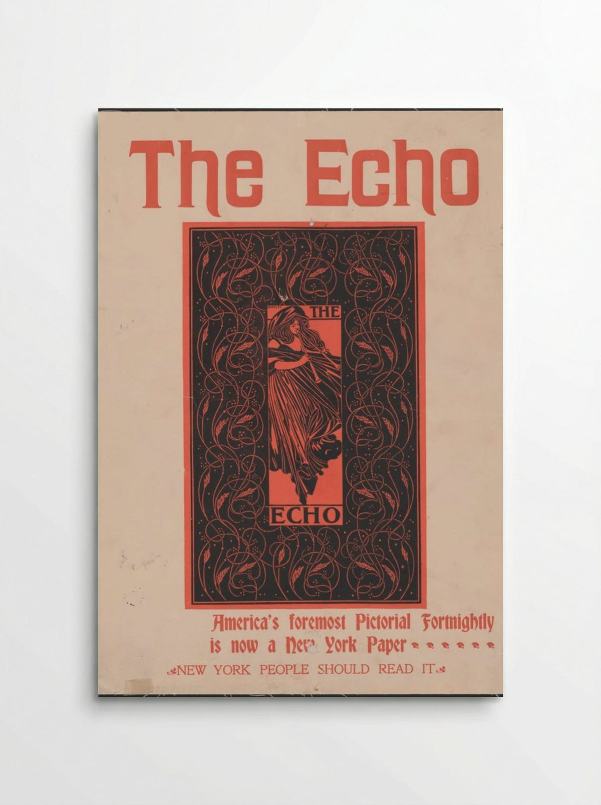 The Echo - America's Foremost Pictorial Fortnightly - Will H. Bradley - Poster