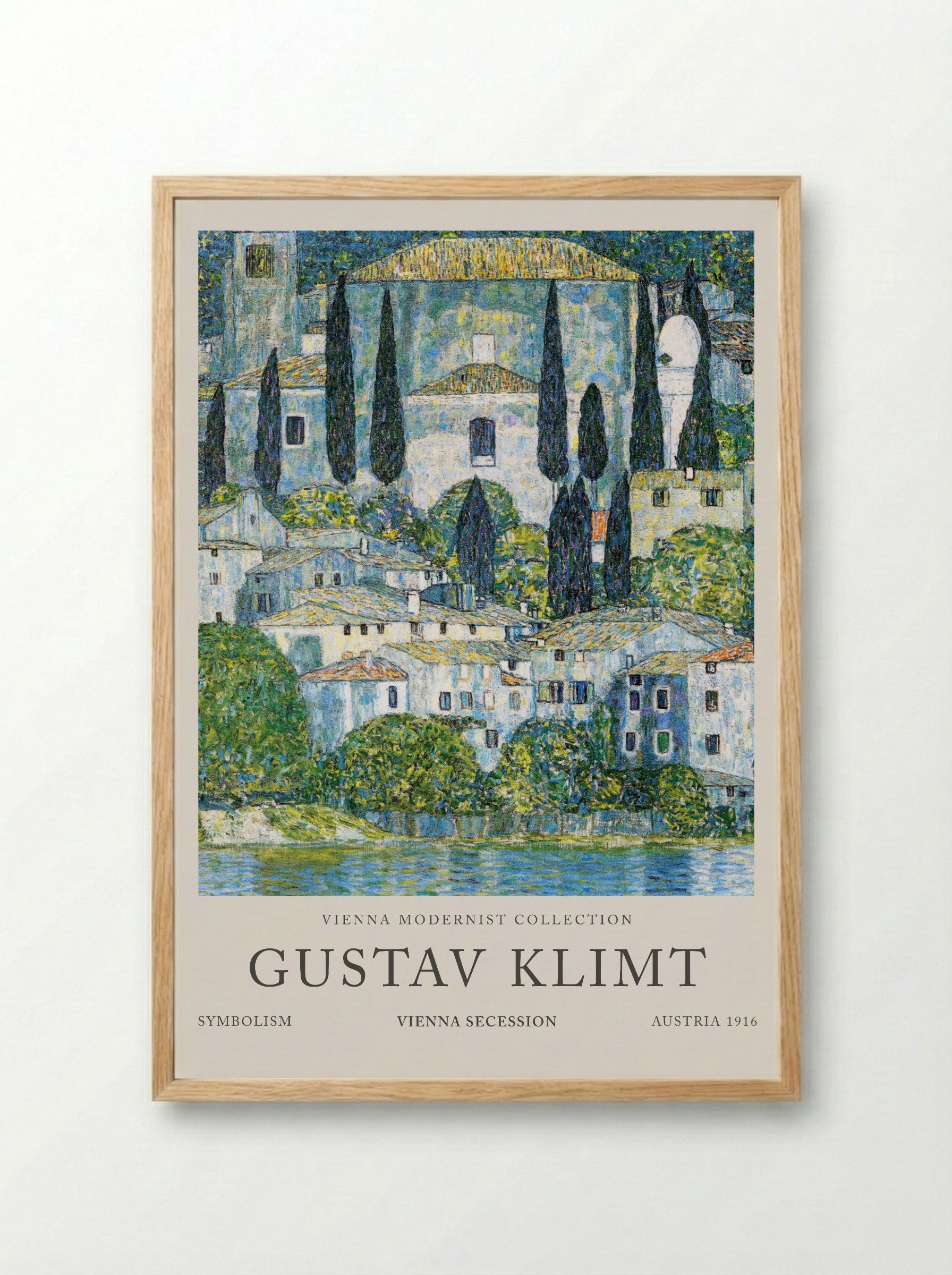 Kirche in Cassone - Gustav Klimt