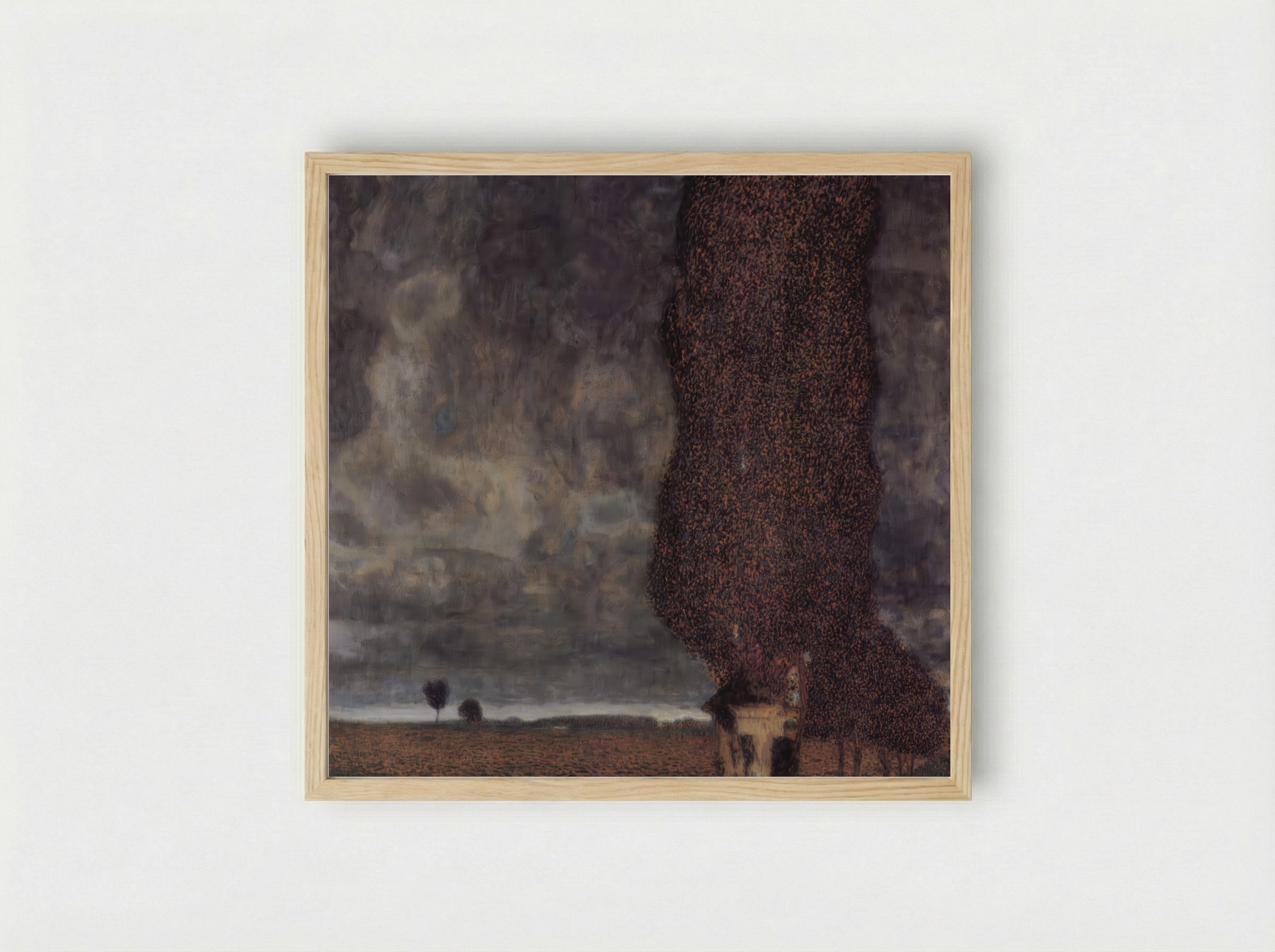 The Big Poplar II - Piet Mondrian - Framed Print Wood