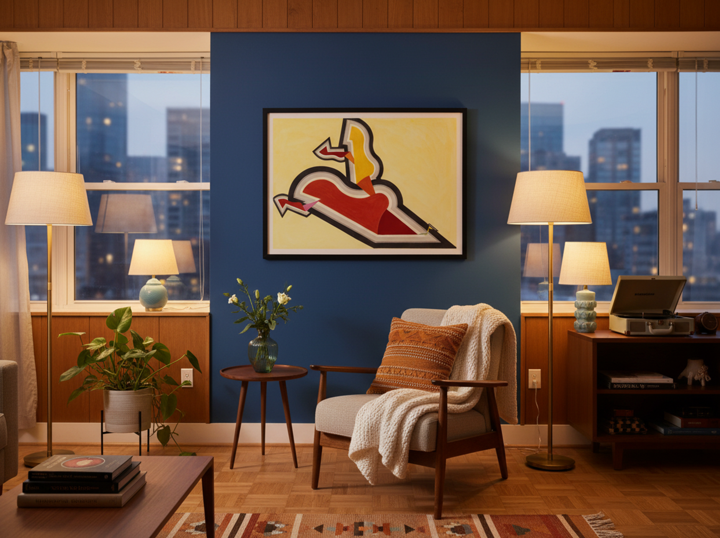 Study in Rhythm, Red and Gold - Joseph Schillinger - Lifestyle
