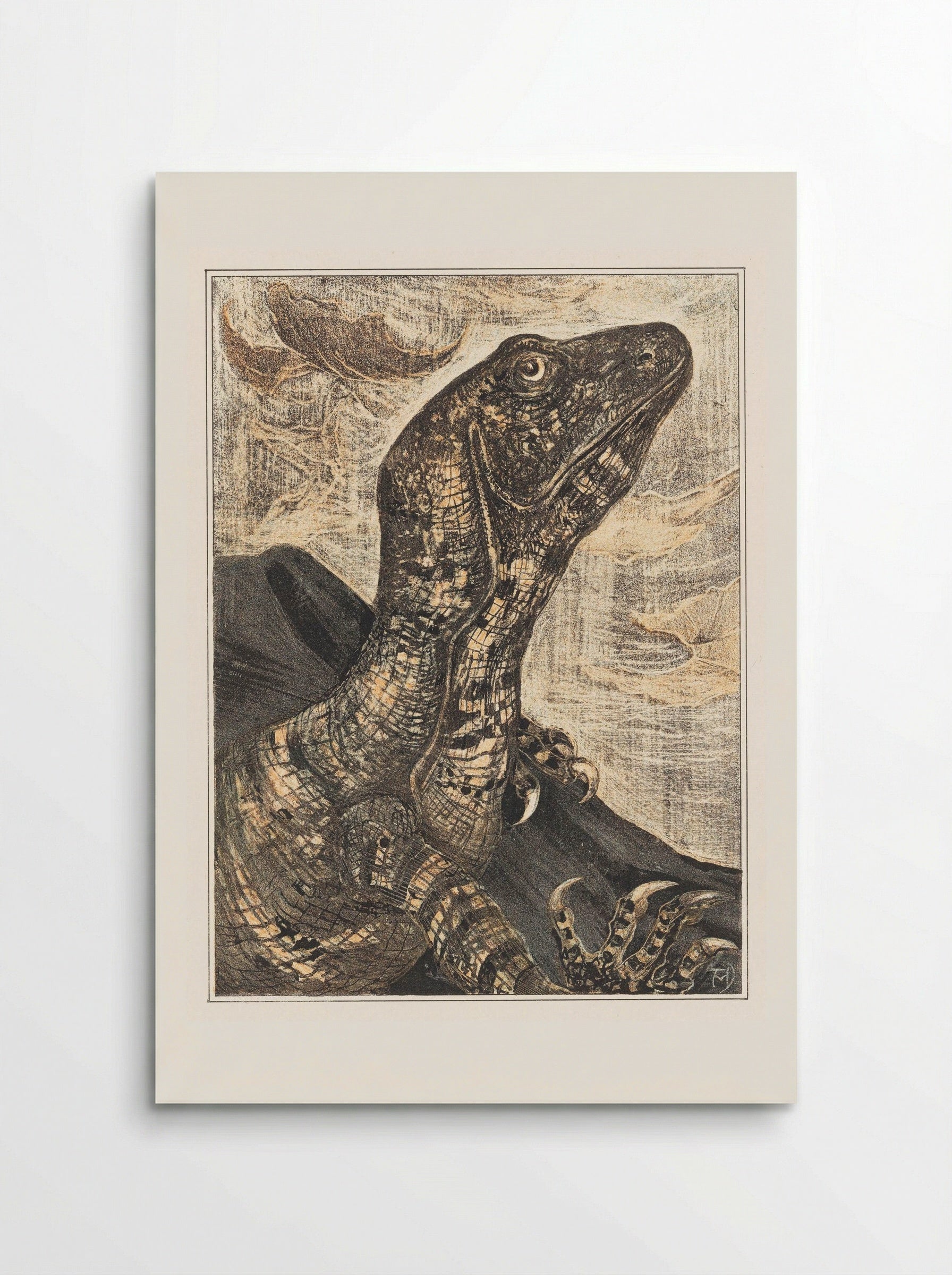Leguaan (Monitor Lizard) - Theo van Hoytema - Poster