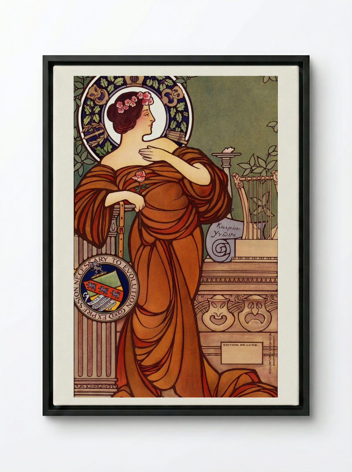 The Emerson College of Oratory - George H. Walker & Co. - Framed Canvas Black