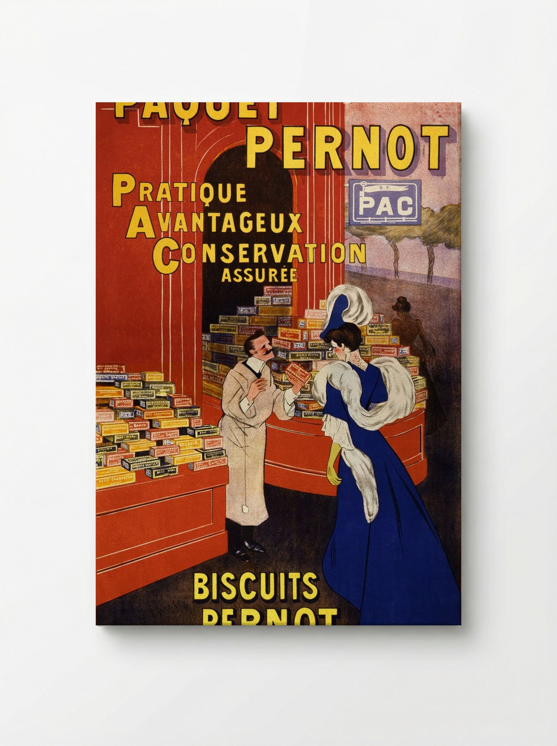 Paquet Pernot Biscuits Pernot - Leonetto Cappiello - Canvas