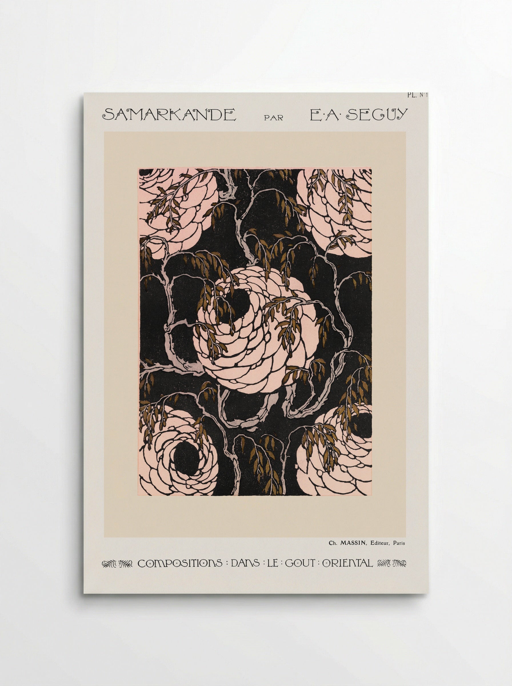 Samarkande (Plate 16, Compositions in the Oriental Style) - Émile-Allain Séguy - Poster