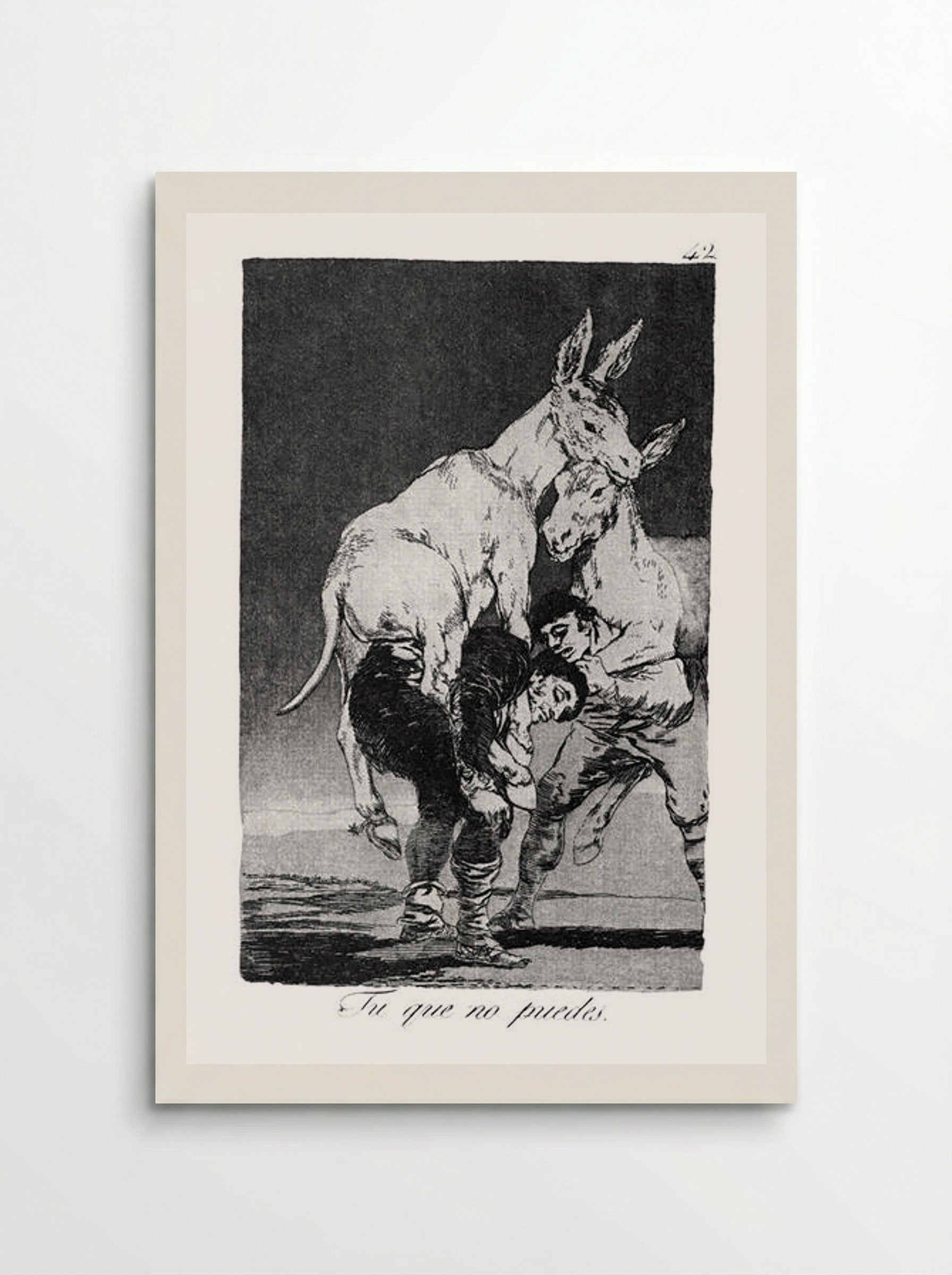 They Who Cannot - Francisco Goya - Poster