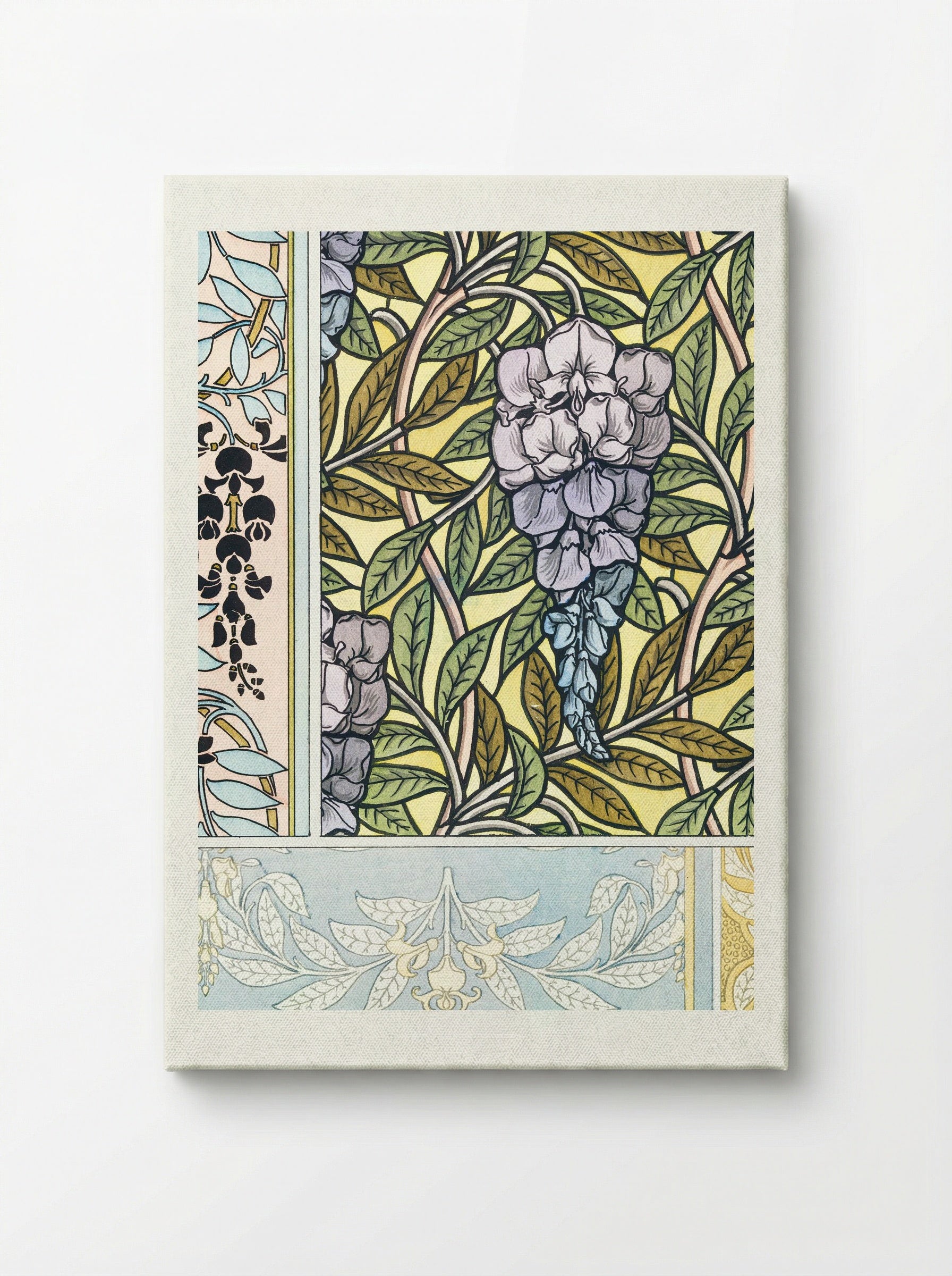 Glycine (Wisteria) from La Plante et ses Applications ornementales - Maurice Pillard Verneuil - Canvas