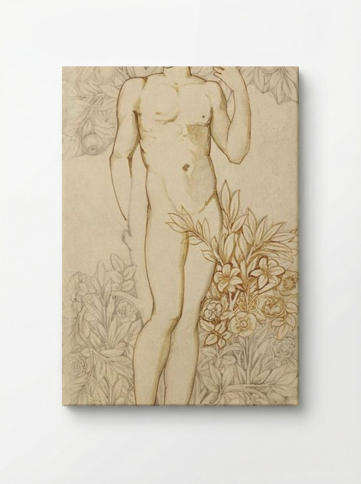 The Angels of the Hierarchy: Male Nude Imago Dei - Edward Burne-Jones - Canvas