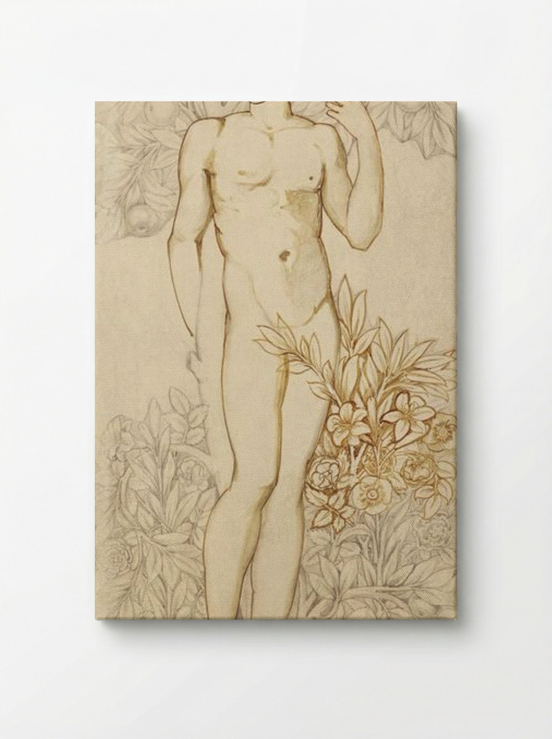 The Angels of the Hierarchy: Male Nude Imago Dei - Edward Burne-Jones - Canvas