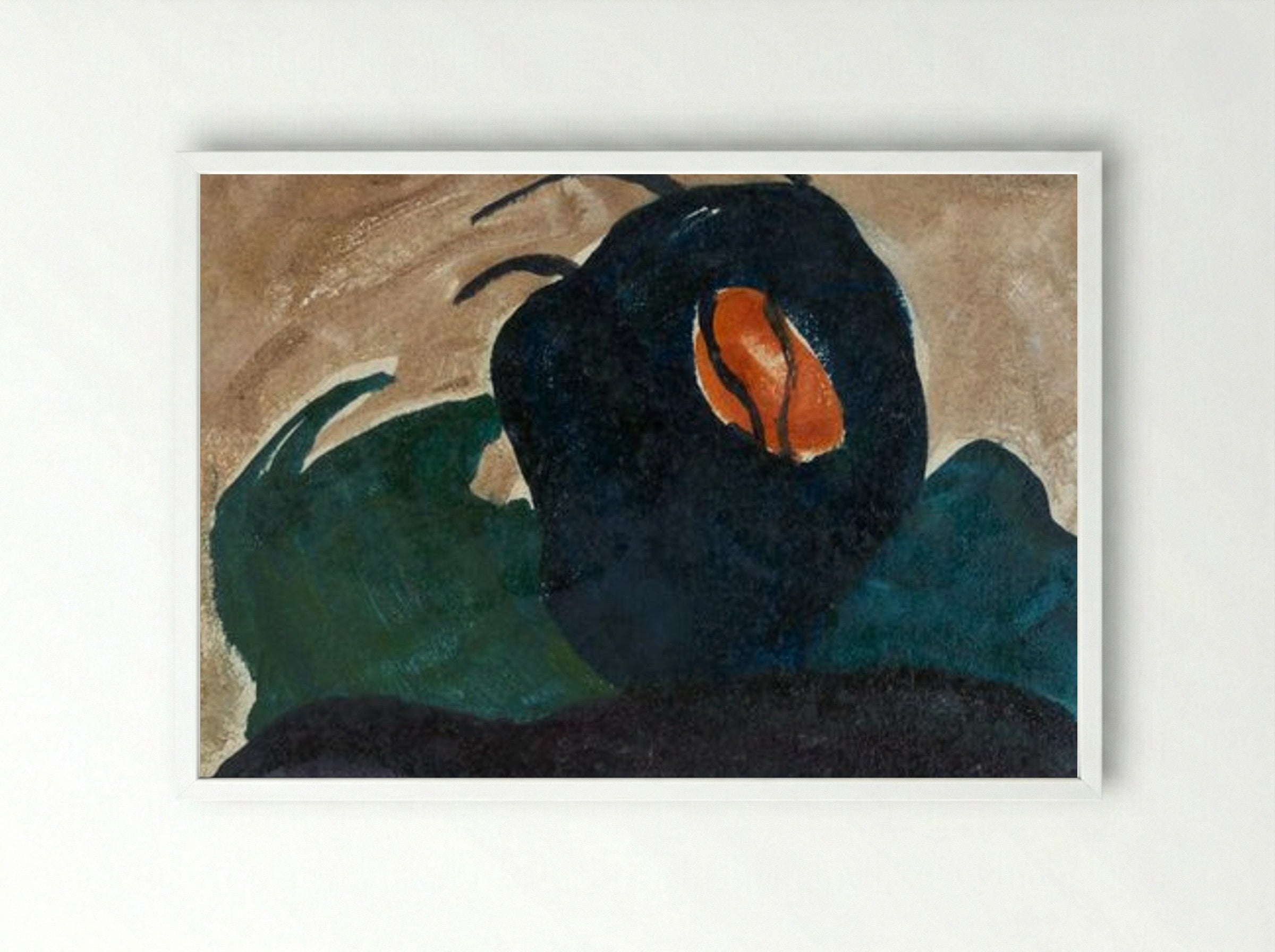 Sun Through Tree I - Arthur Dove - Framed Print White