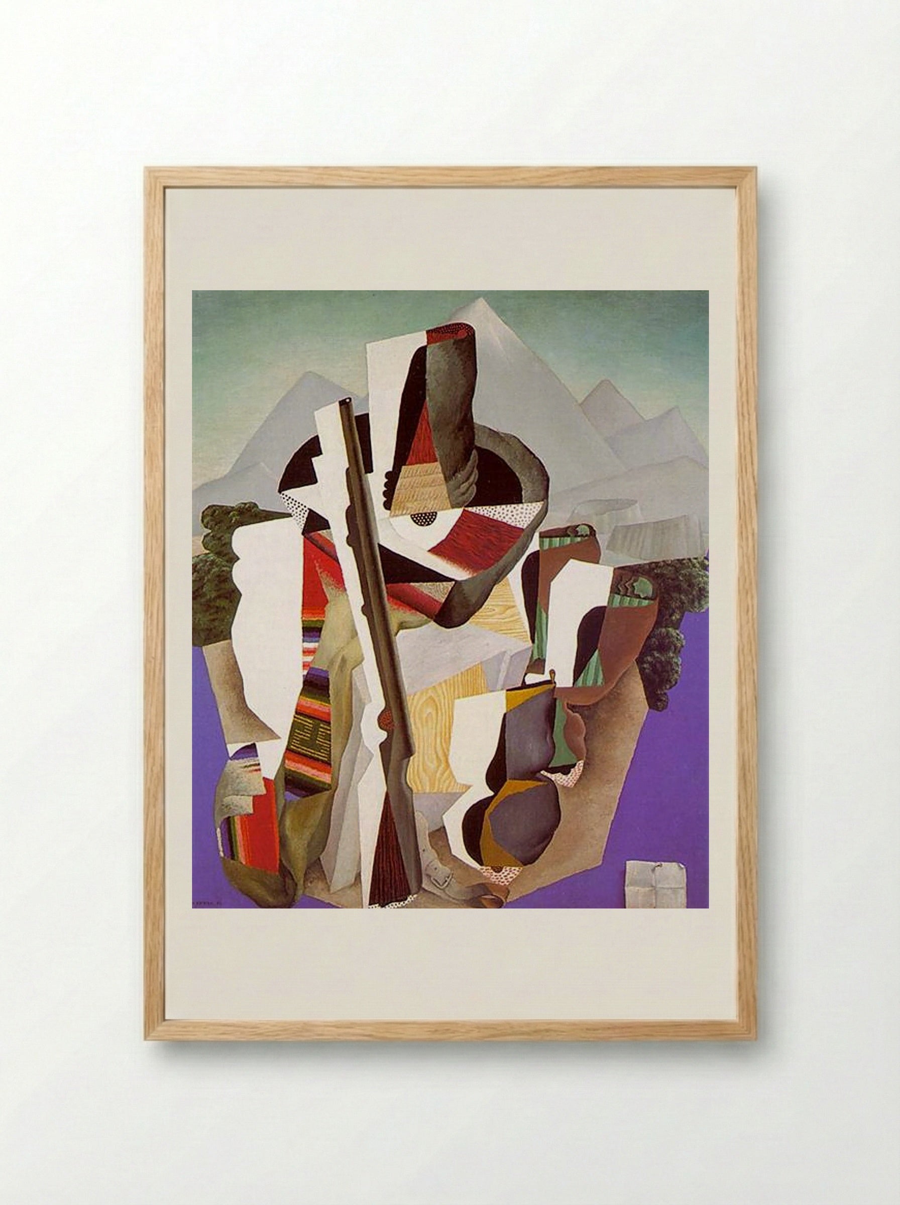 Zapatista Landscape (The Guerrilla) - Diego Rivera - Framed Print Wood