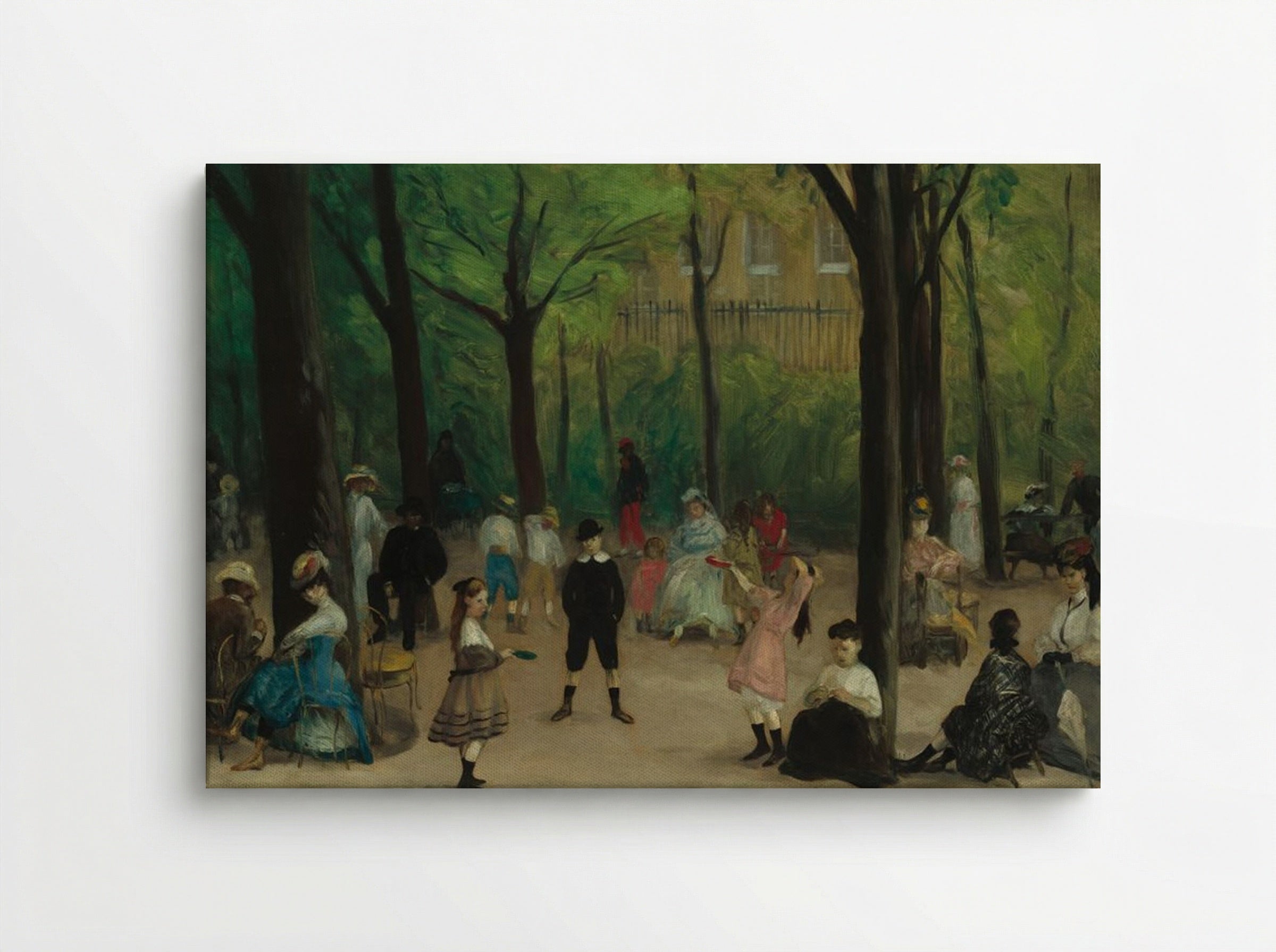 Luxembourg Gardens - William James Glackens - Canvas