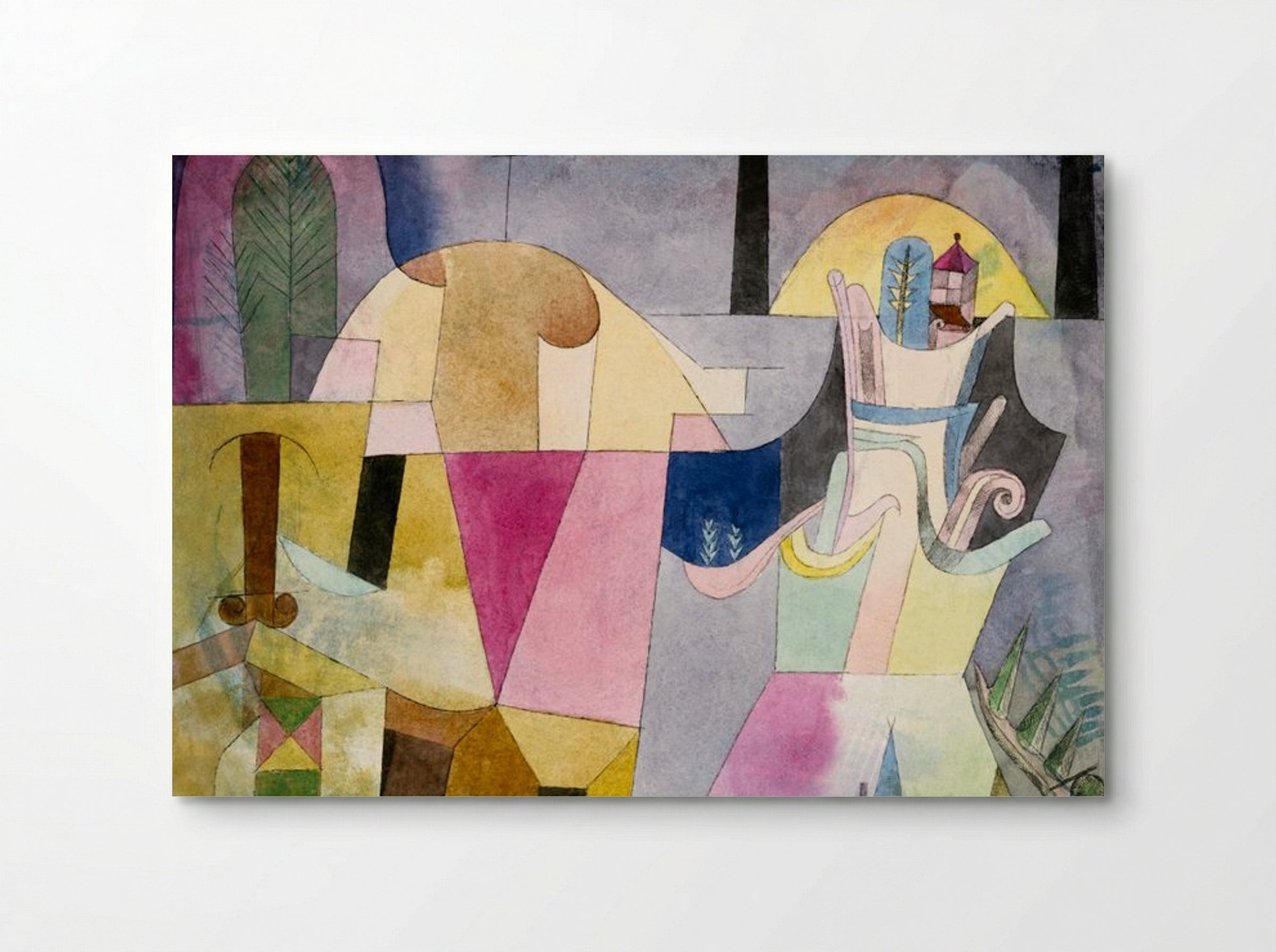 Black Columns in a Landscape - Paul Klee - Poster