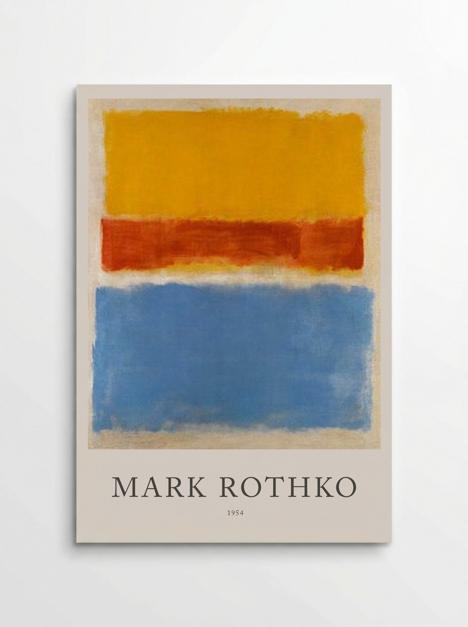 Untitled (Yellow, Red, Blue) - Mark Rothko - Poster