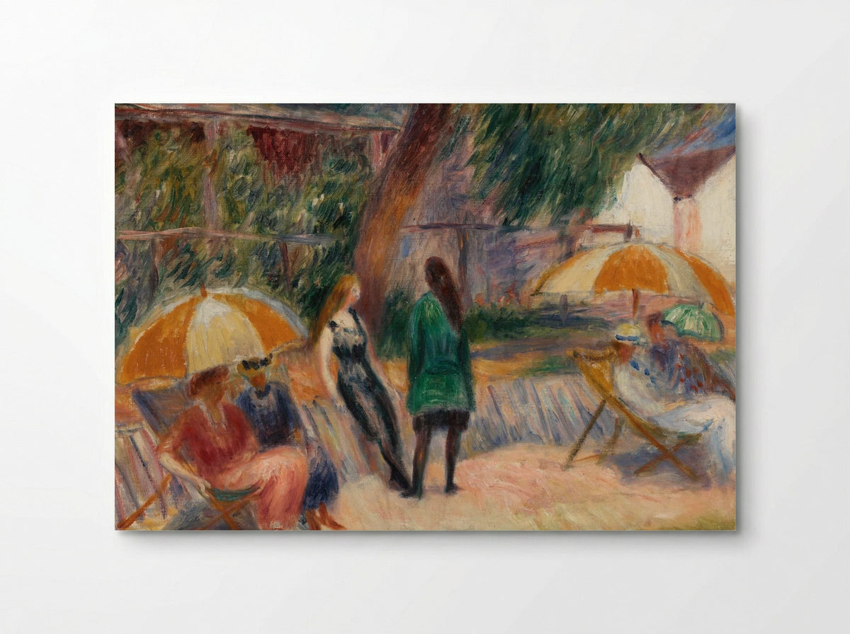 Beach with Figures, Bellport - William James Glackens - Poster