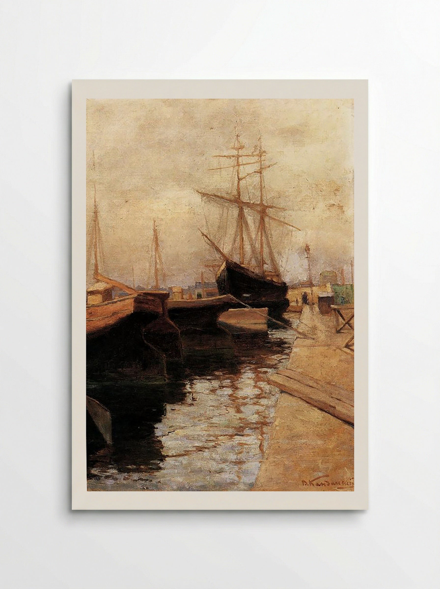 Odessa Port - Dmitry Konstantinovich Kandaurov - Poster