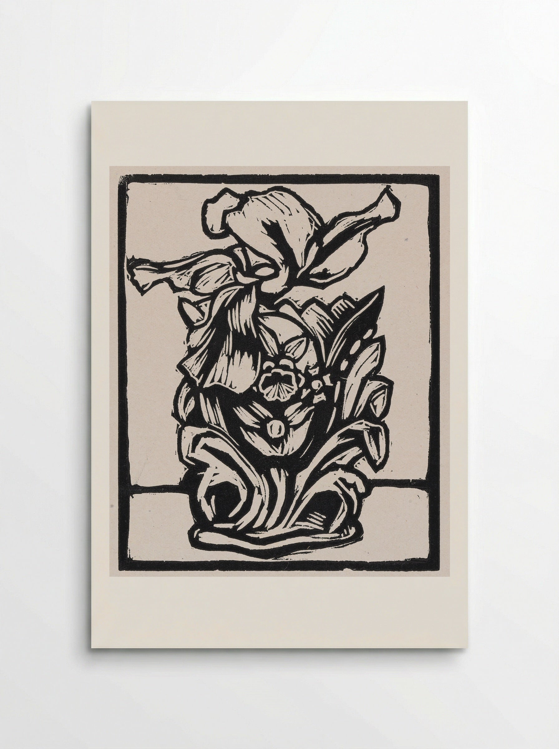 Iris in Vase - Fine Art Print - Poster